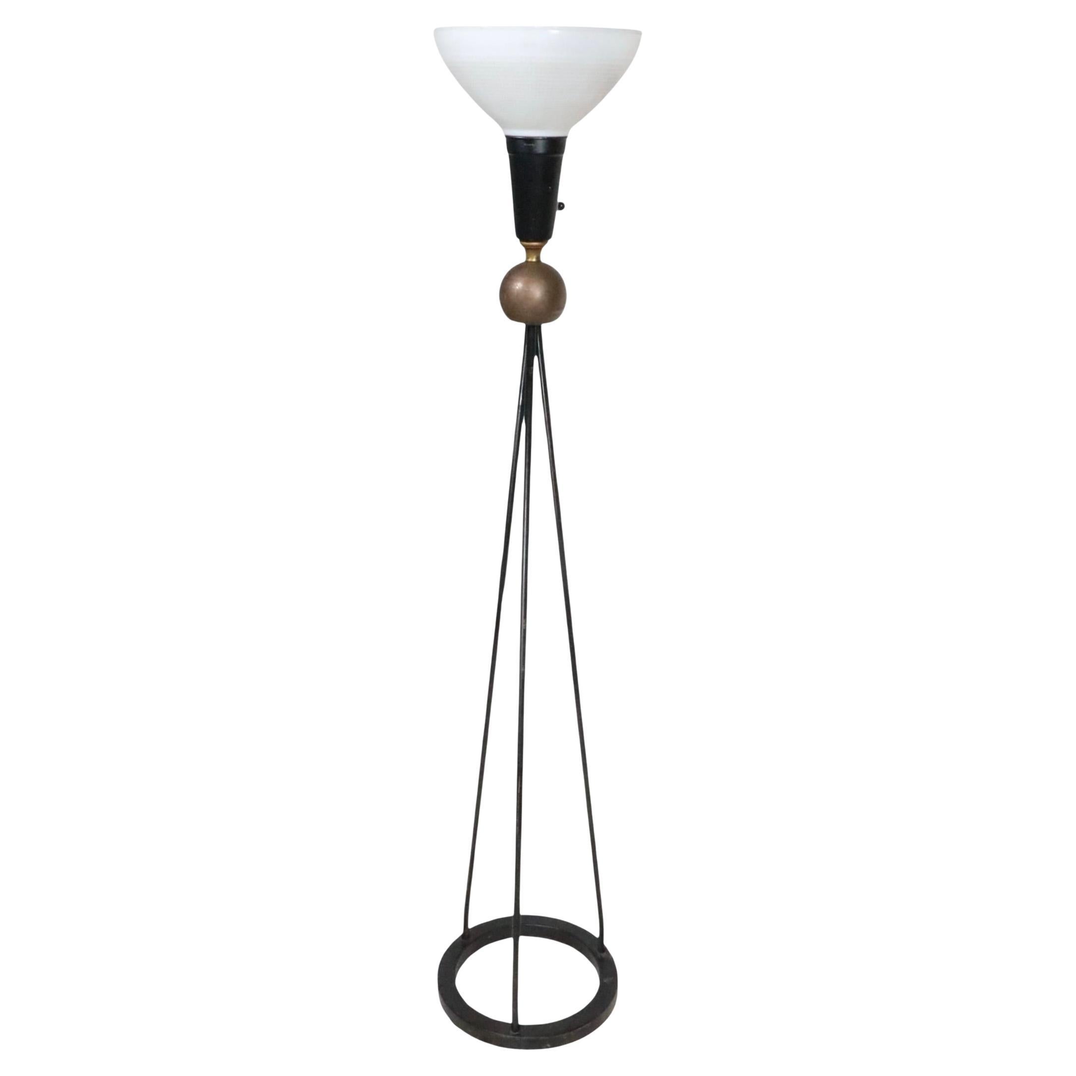 Mid Century Floor Lamp by Robert Bulmore c. 1950's For Sale