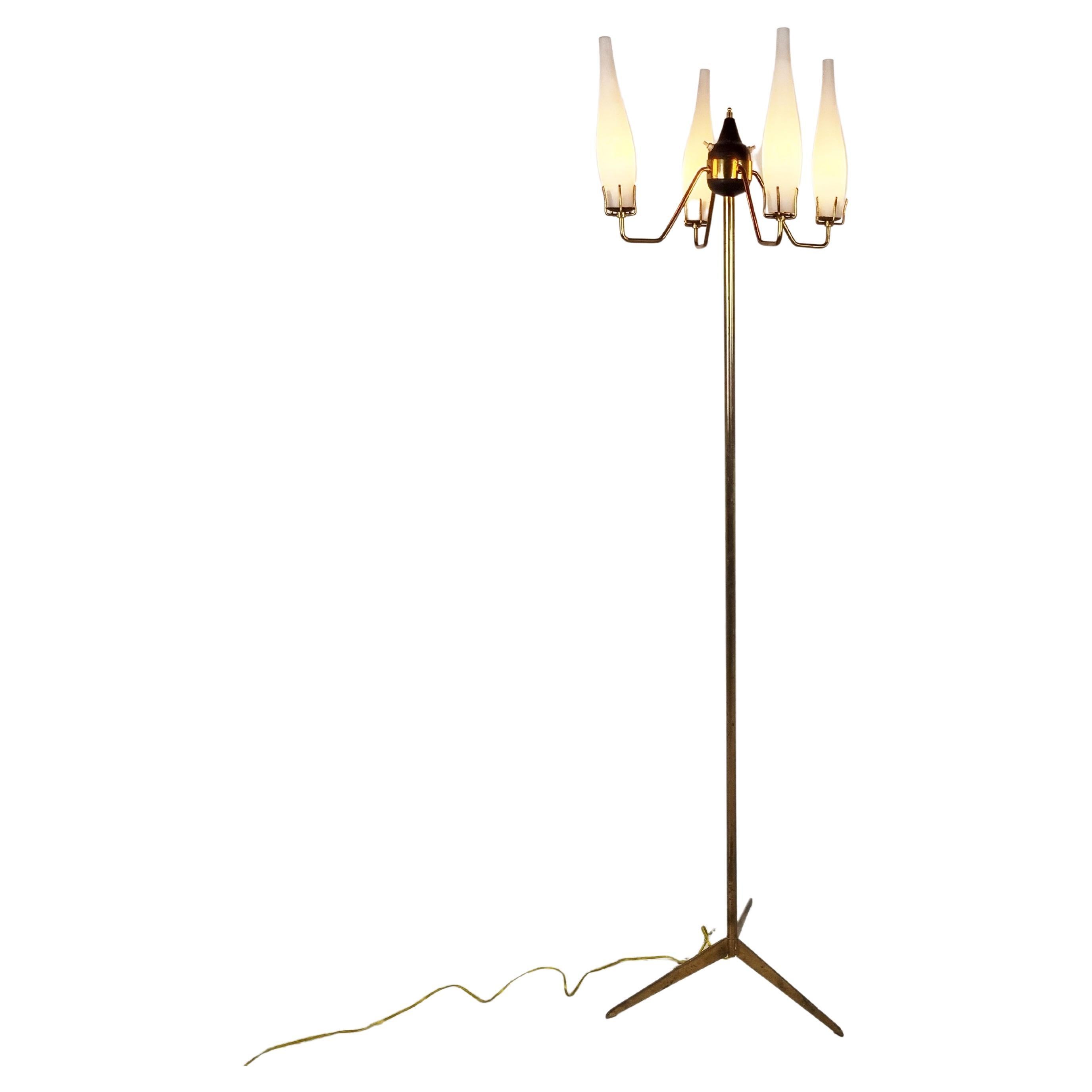 Mid-Century Floor Lamp by Stilux Milano, 1950s For Sale