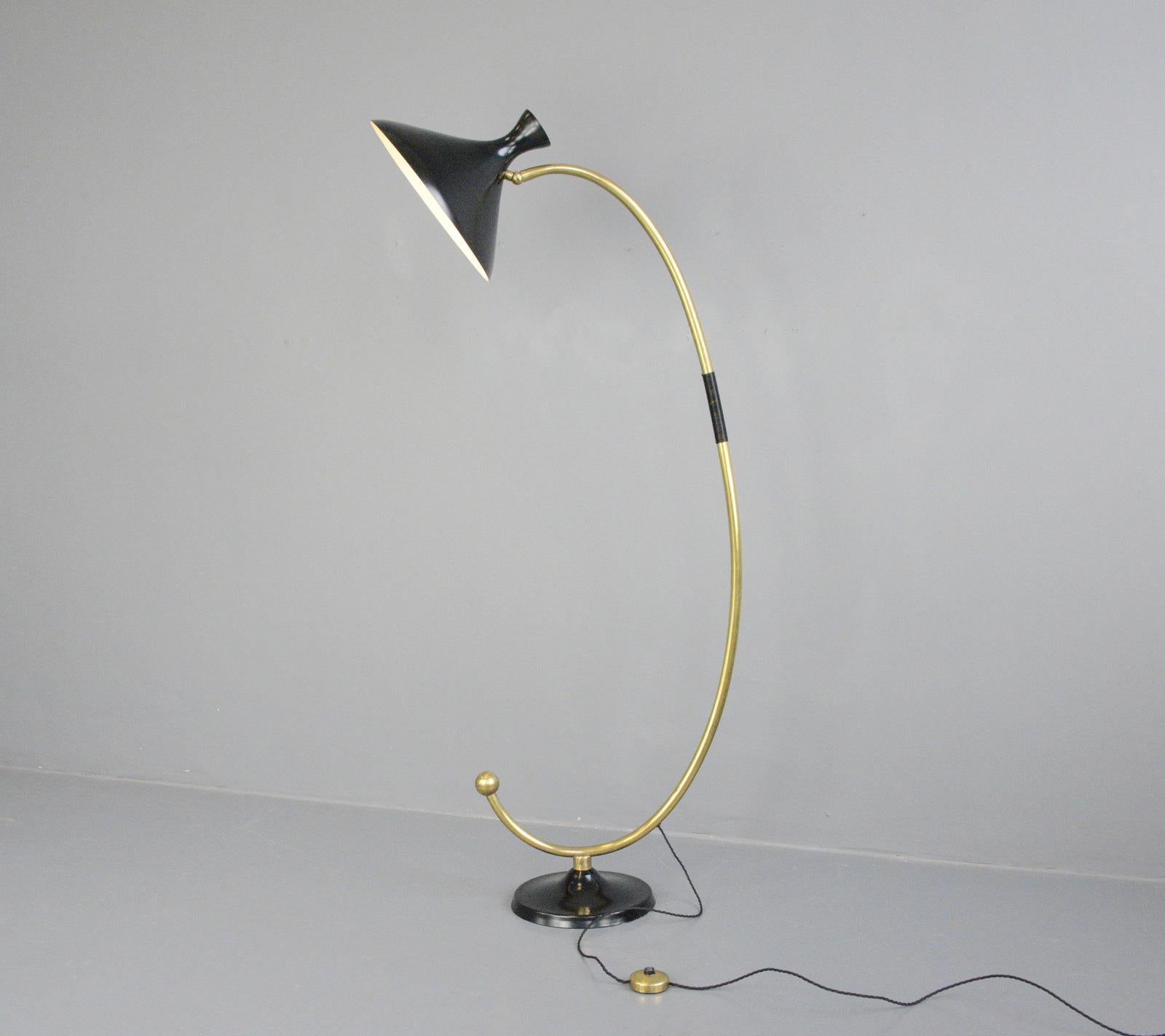 Midcentury Floor Lamp, circa 1950s 1