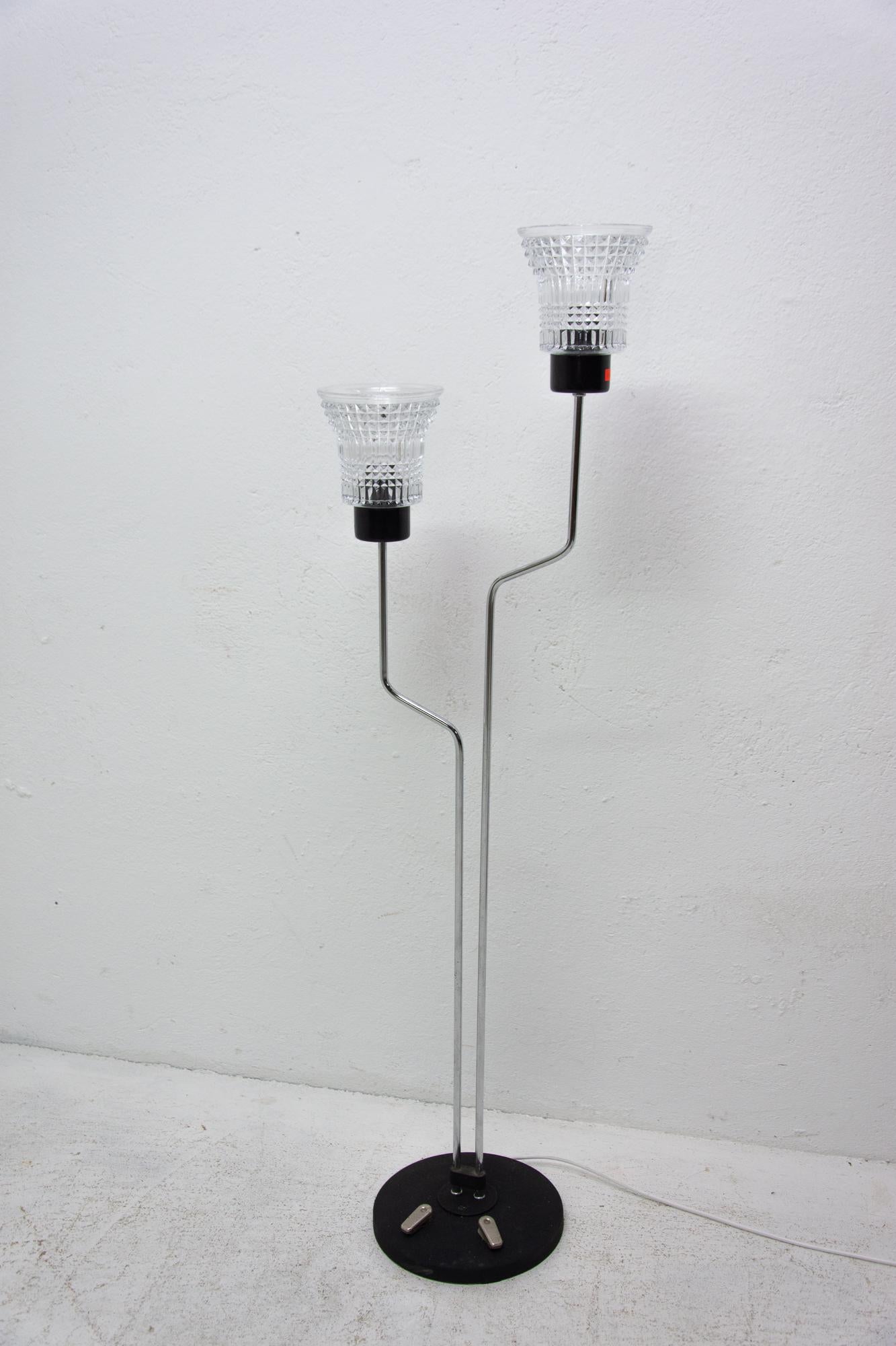 20th Century Midcentury Floor Lamp, Czechoslovakia, 1960s For Sale