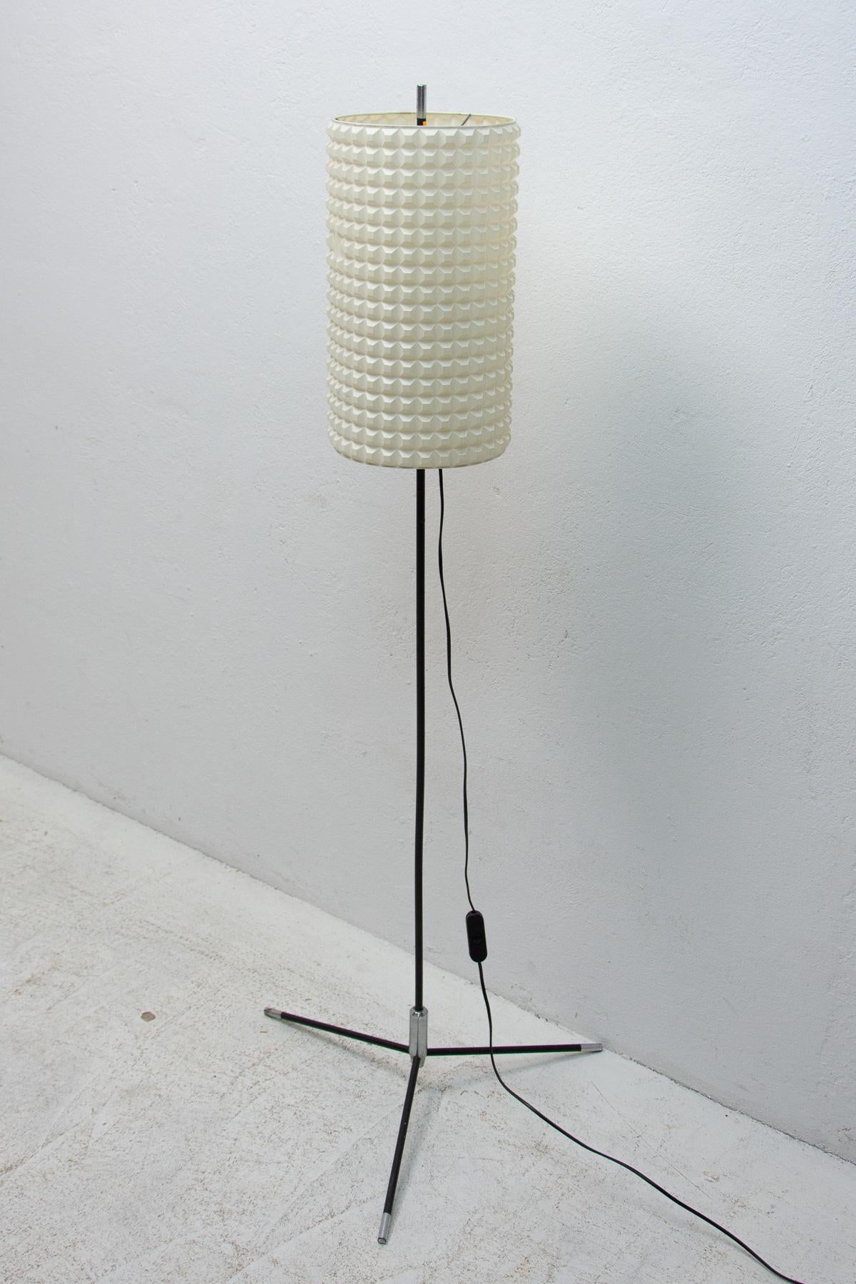 Metal Mid-Century Floor Lamp, Czechoslovakia, 1960's
