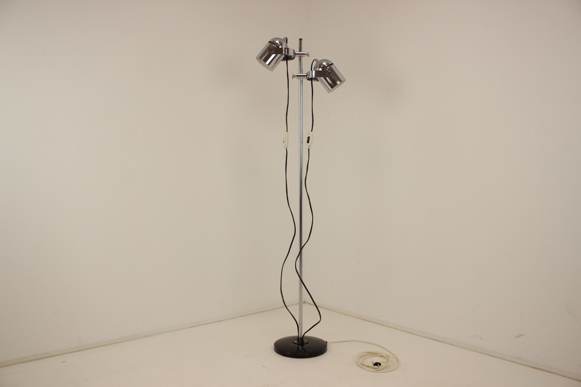 Mid-Century Modern  Mid-Century Floor Lamp Designed by Stanislav Indra, 1970's For Sale