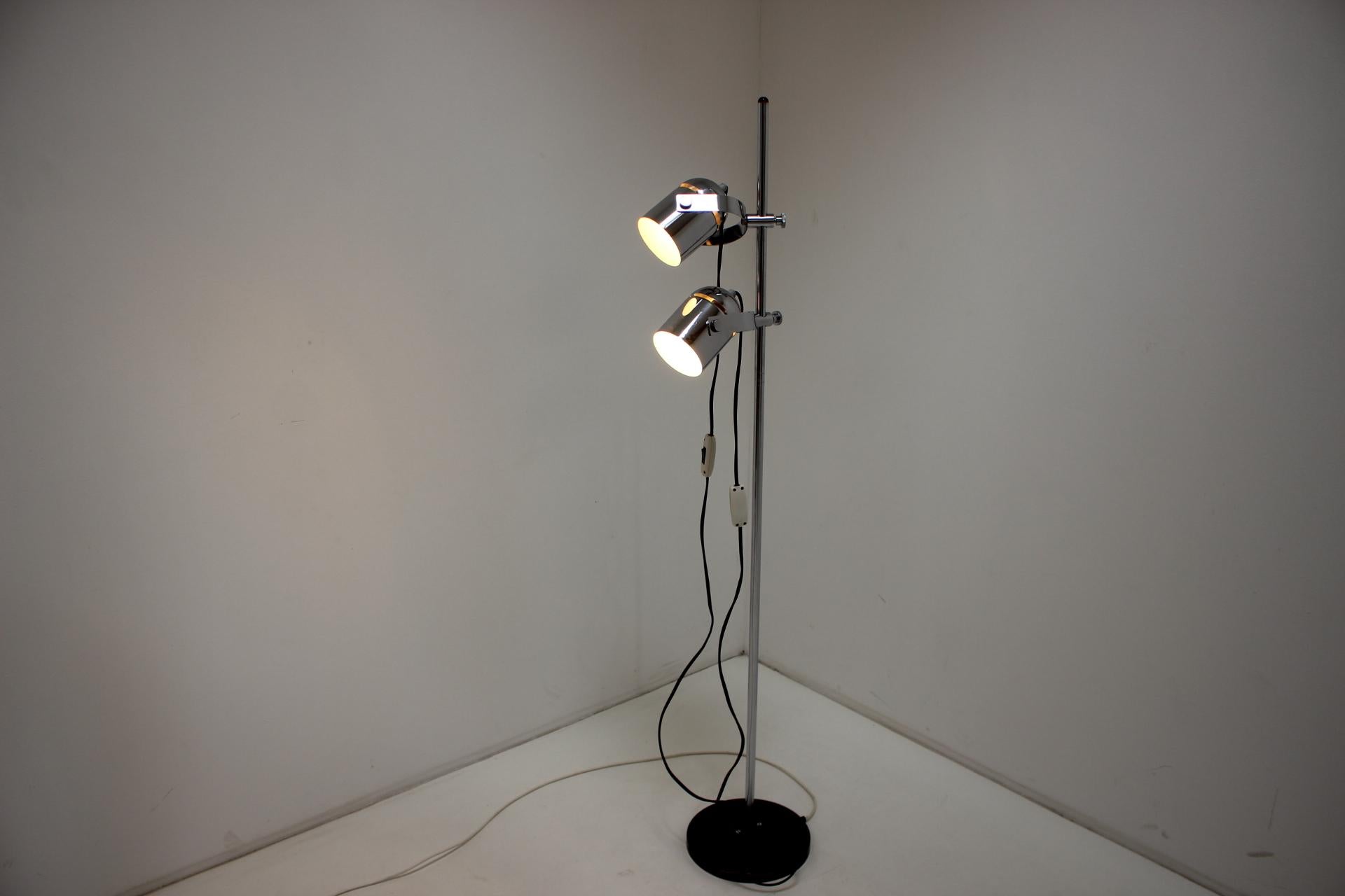  Mid-Century Floor Lamp Designed by Stanislav Indra, 1970's For Sale 2