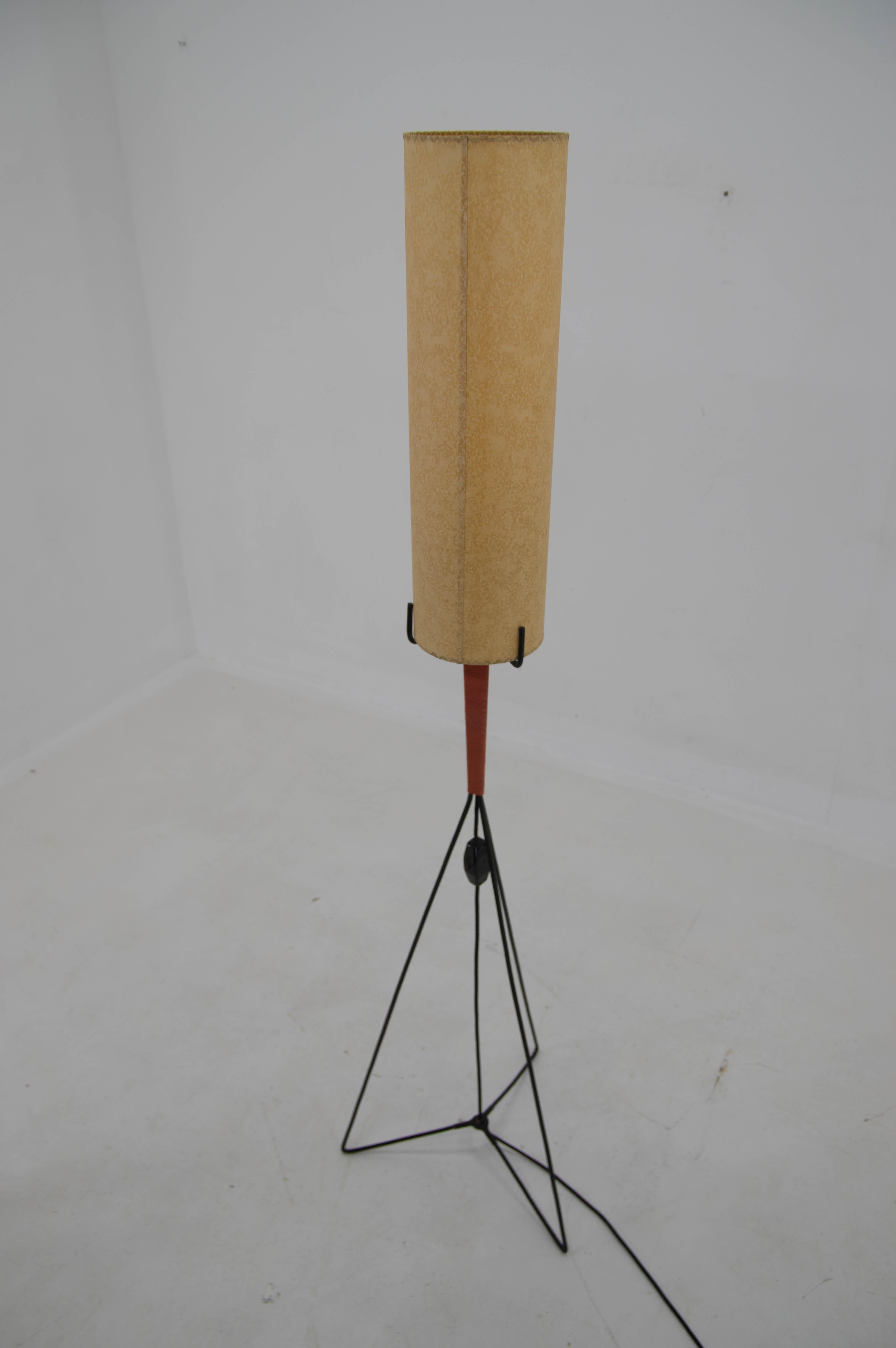 Mid-Century Floor Lamp, Europe, 1960s, Restored For Sale 1