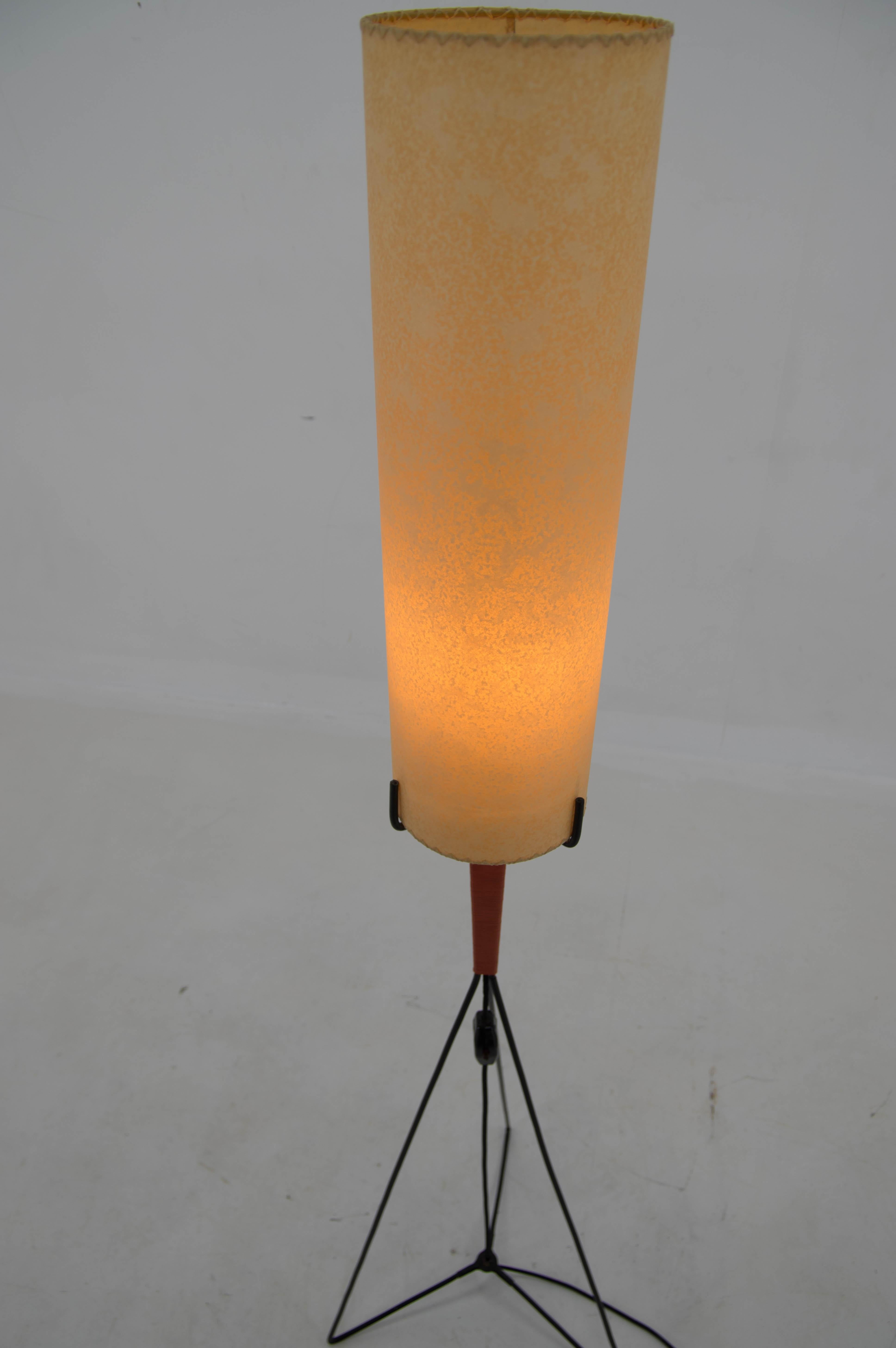Mid-Century Floor Lamp, Europe, 1960s, Restored For Sale 2