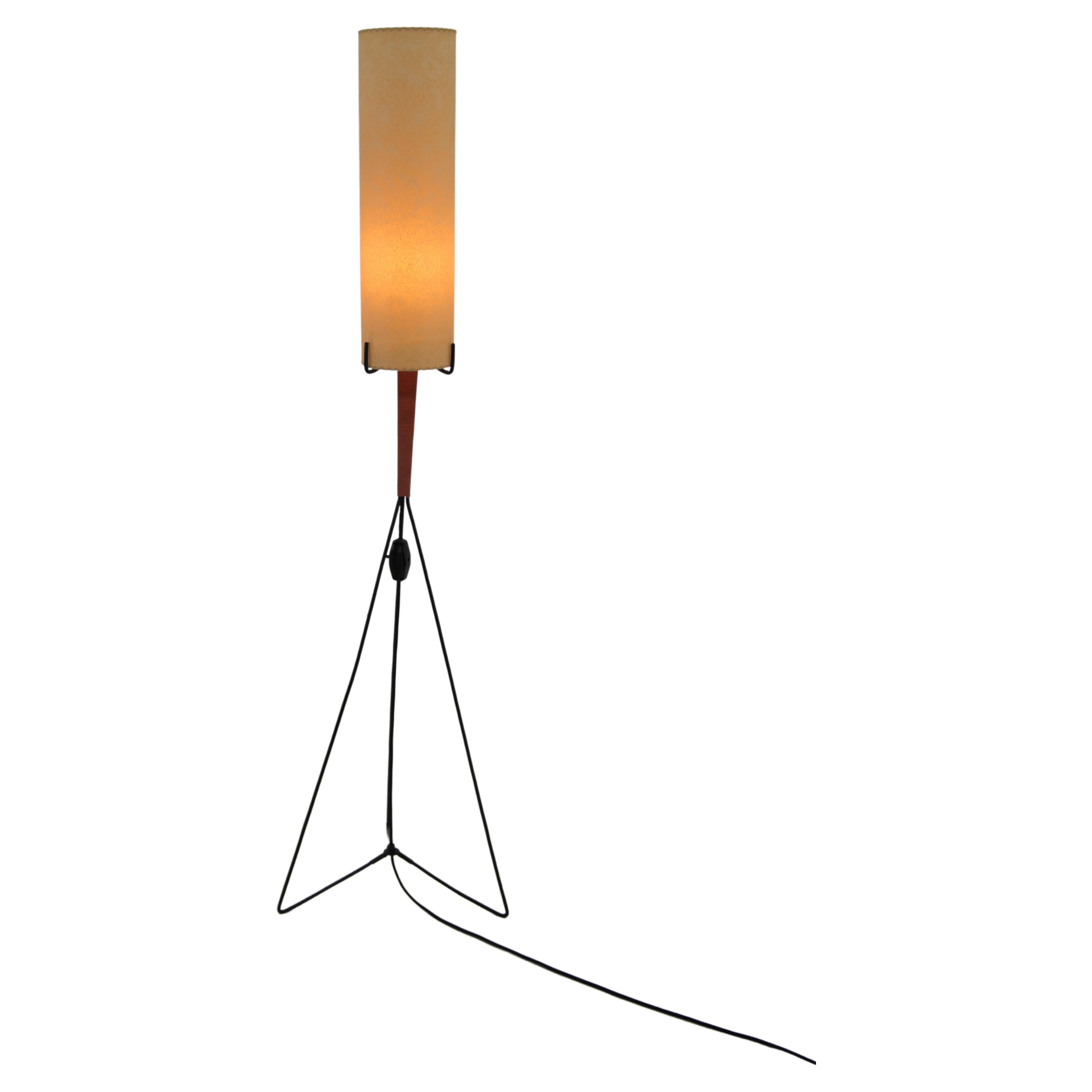 Mid-Century Floor Lamp, Europe, 1960s, Restored For Sale at 1stDibs