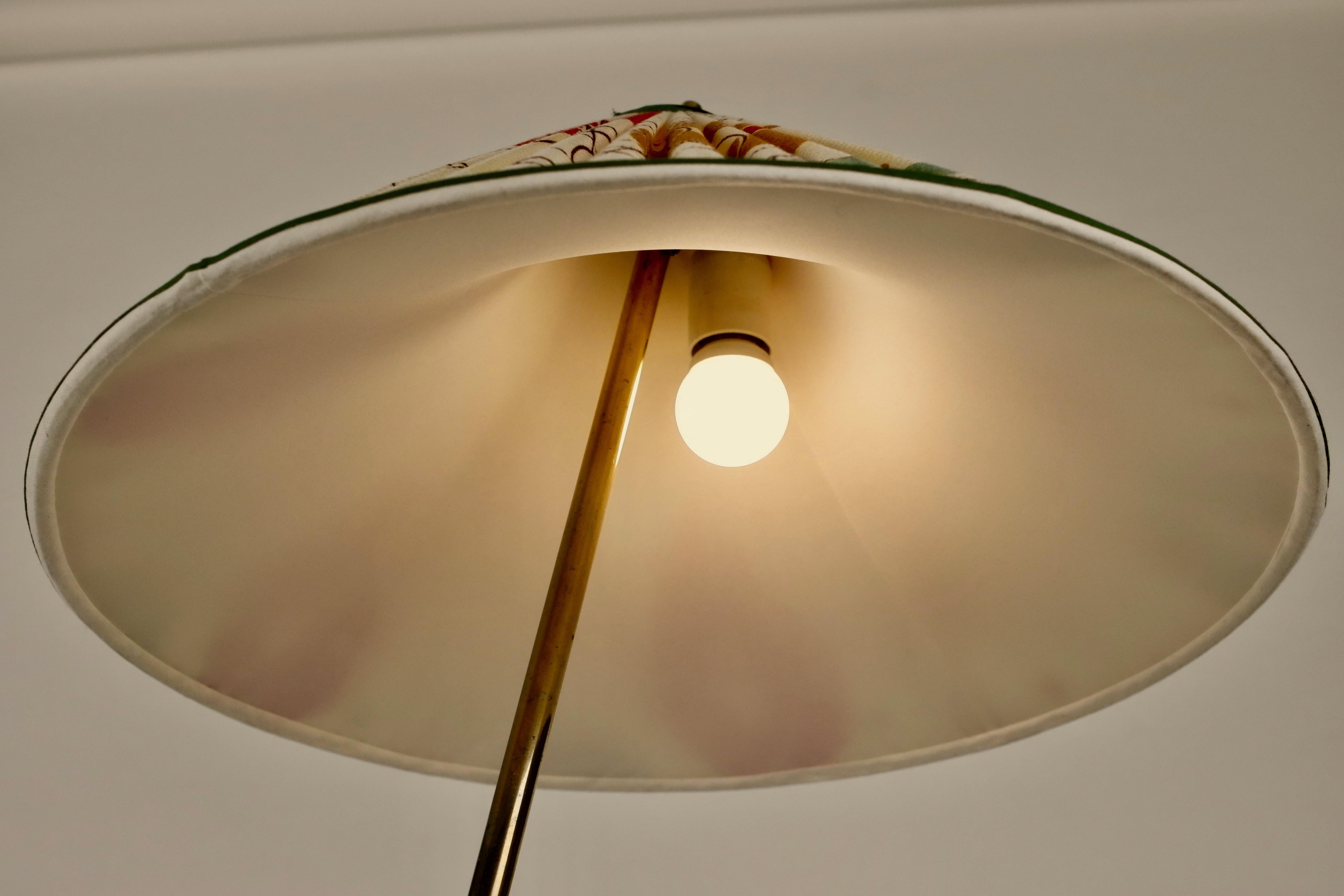 Mid Century Floor Lamp from Rupert Nikoll, Austria For Sale 4