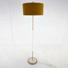 Mid Century Floor Lamp, Germany, 1970's, New Handmade Lampshade