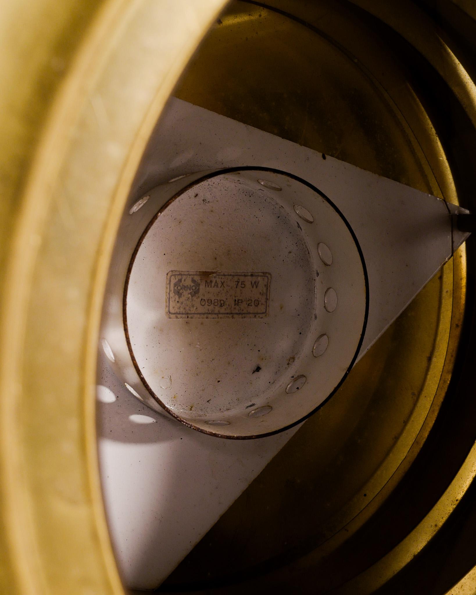 Mid Century Floor Lamp in Brass by Kai Ruokonen Produced by Orno Finland, 1970s 3