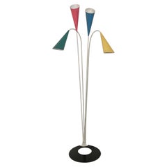 Mid-Century Floor Lamp in the Style of Angelo Lelii for Arredoluce, 1952