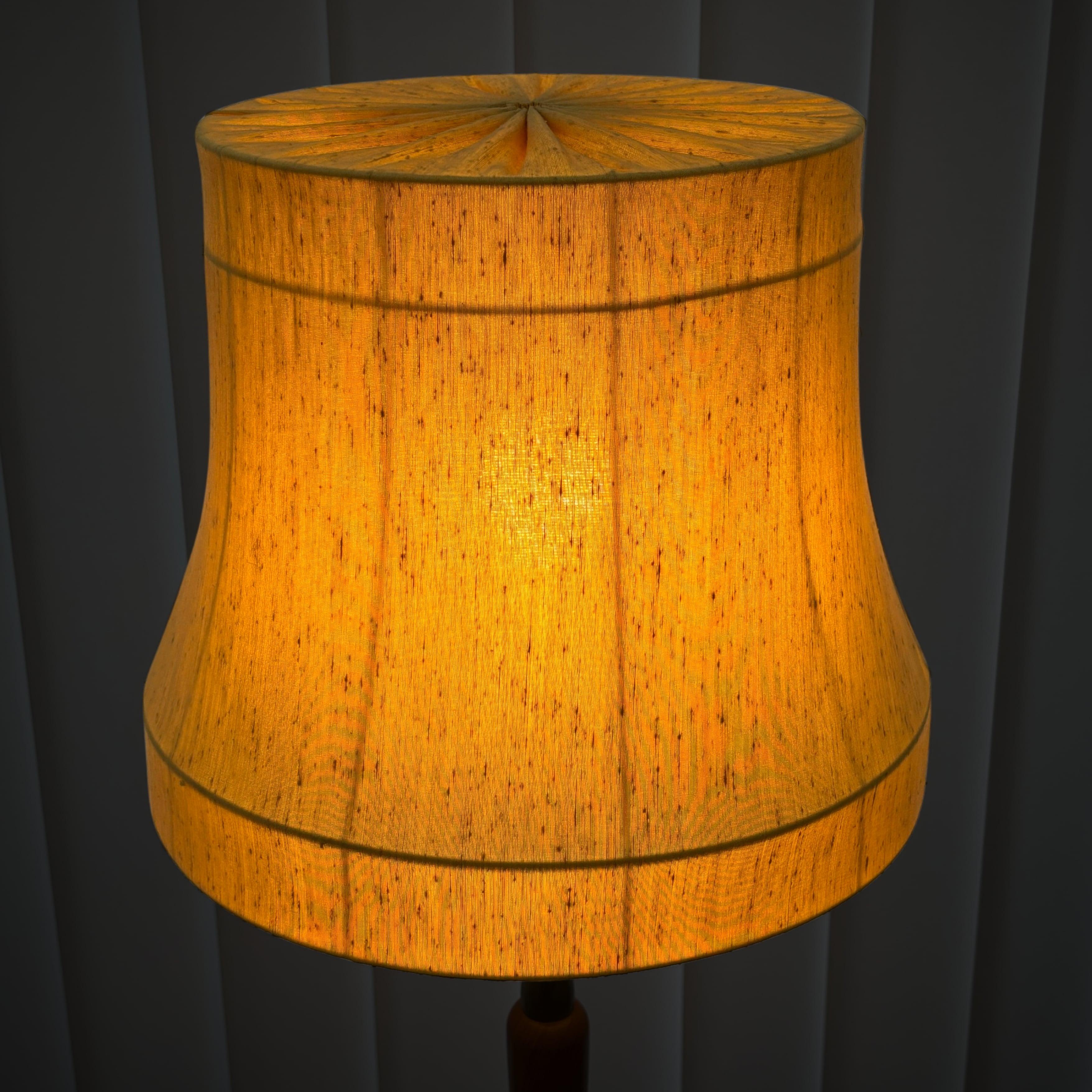 Lampadaire du milieu du siècle, Ivar Fransson, IWO, laiton et bouleau, Suède moderne, années 1940 en vente 1