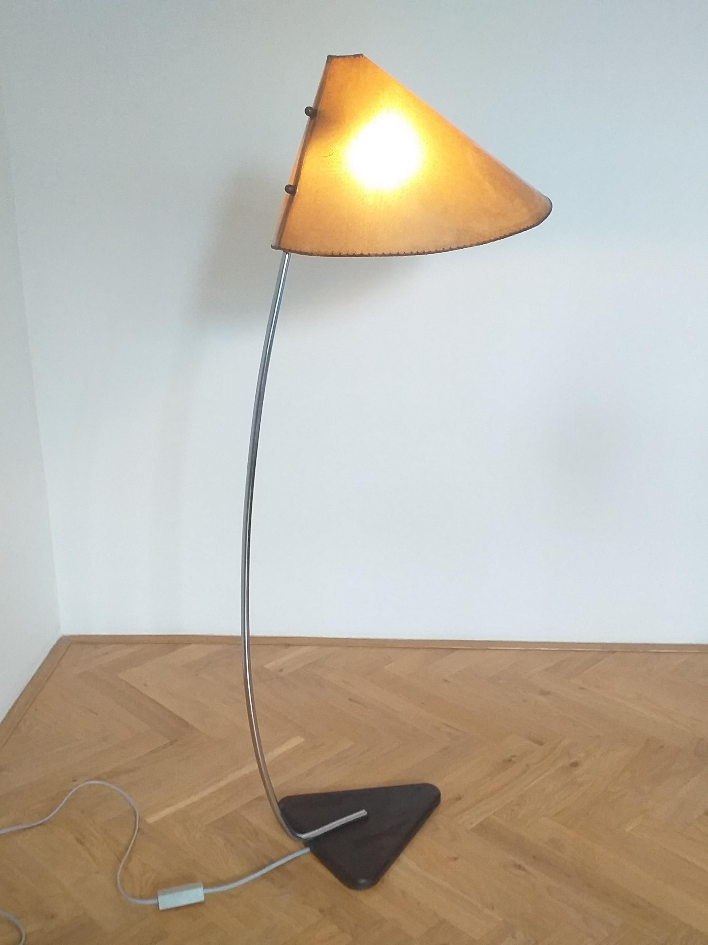 Chrome Midcentury Floor Lamp 