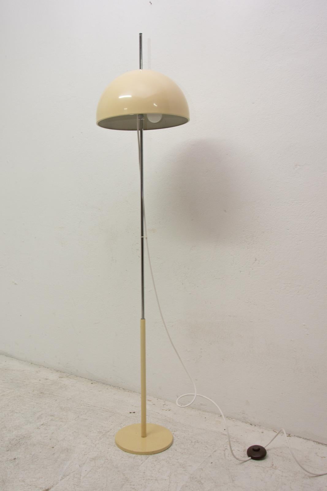 Metal Midcentury Floor Lamp, Josef Hurka for Napako, 1960s