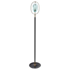 Mid Century Floor Lamp Model 2020 Italian Design by Max Ingrand for Fontana Arte