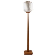 Mid Century Floor Lamp Model 501 by Uno & Östen Kristiansson for Luxus, Sweden