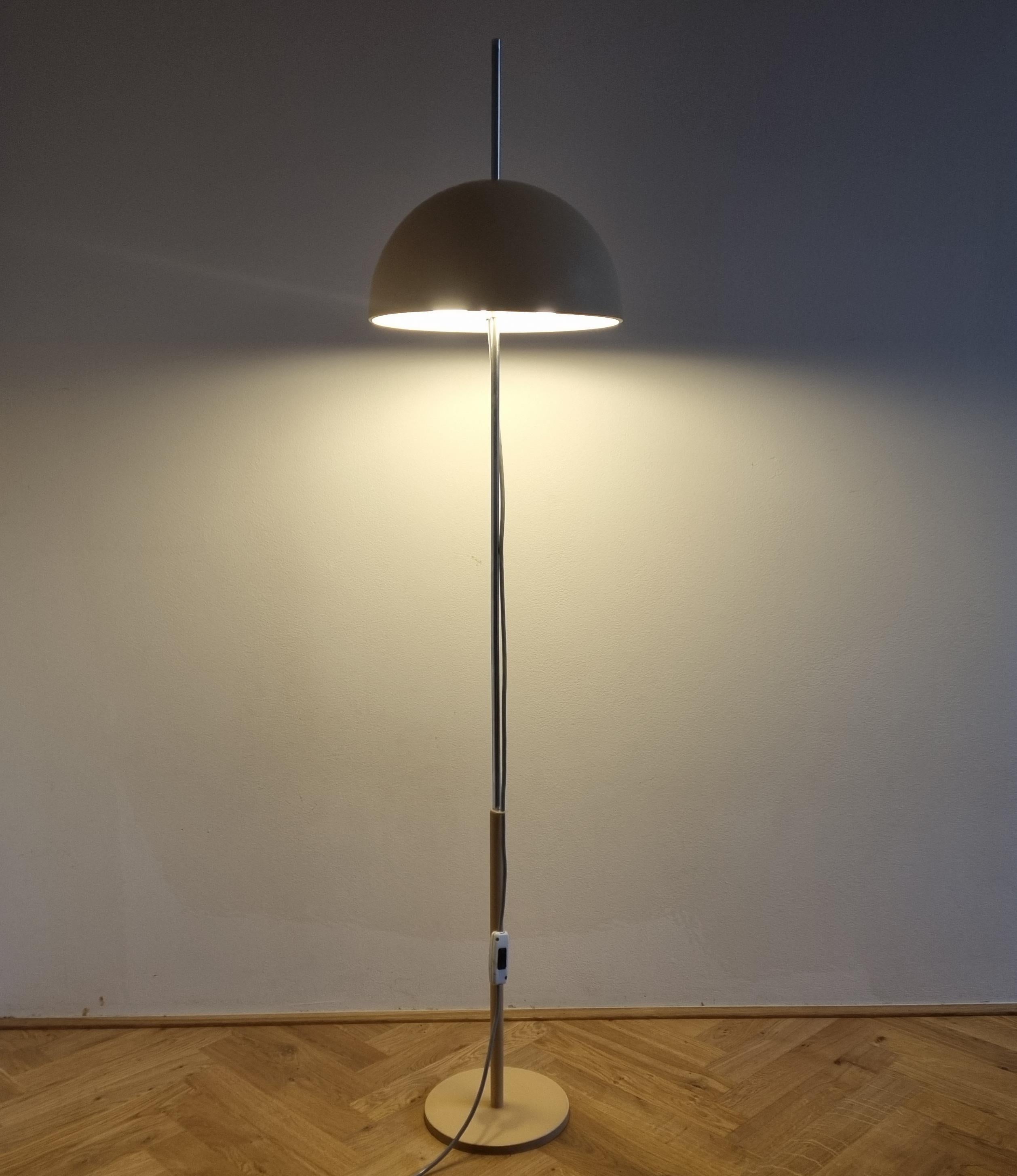 Mid Century Floor Lamp Napako, Mushroom, 1970s For Sale 2