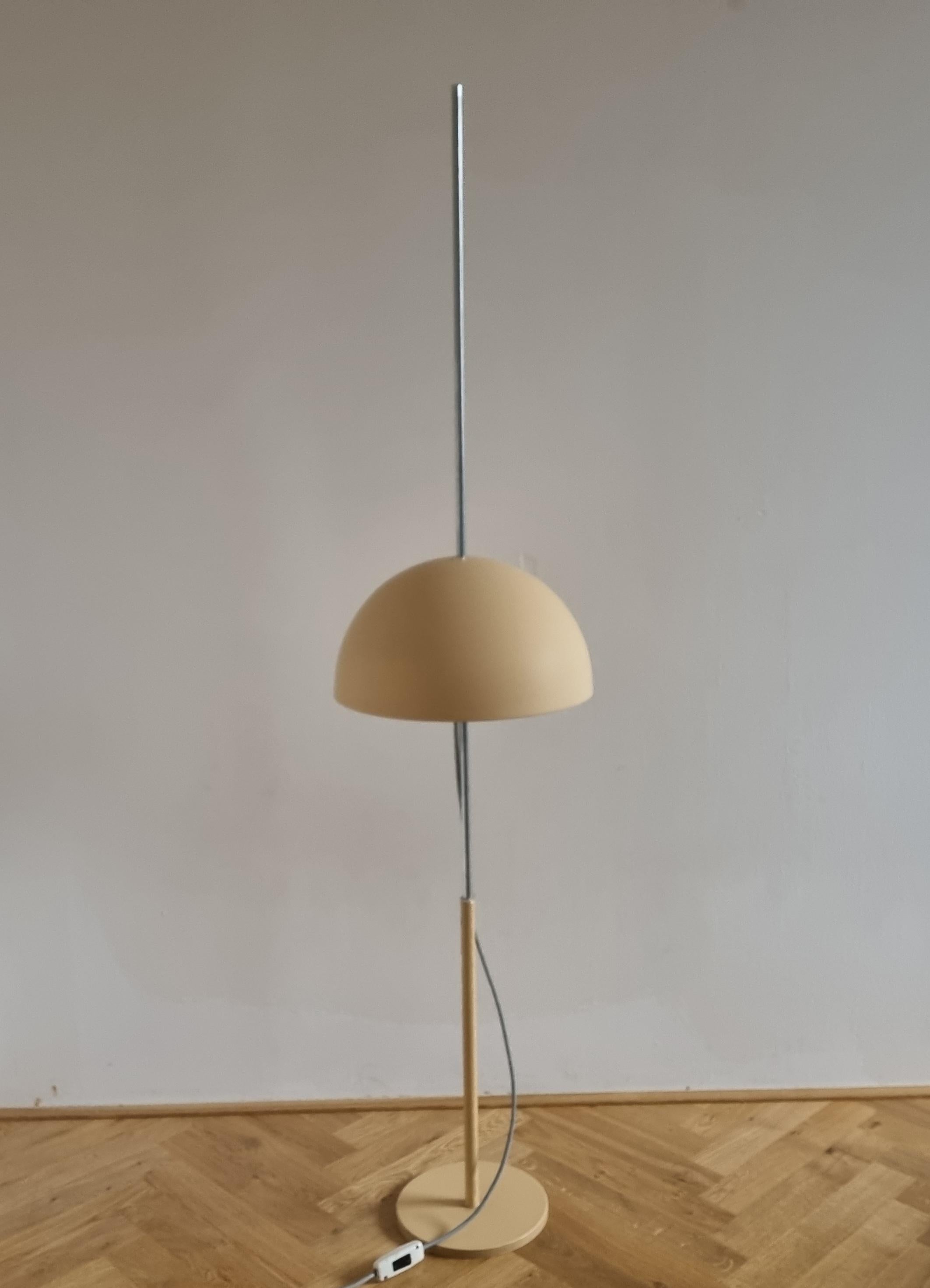 Mid Century Floor Lamp Napako, Mushroom, 1970s For Sale 9