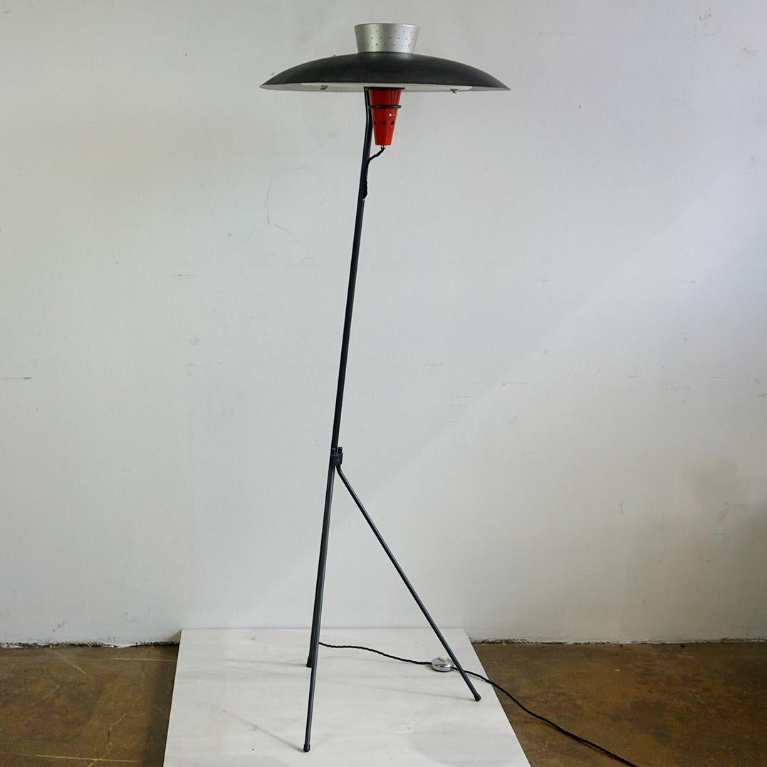 Mid Century Floor Lamp NX38 by Louis Kalff for Philips Netherlands For Sale 2