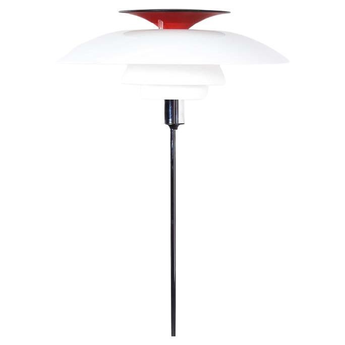 Midcentury Floor Lamp PH 80 by Poul Henningsen for Louis Poulsen For Sale