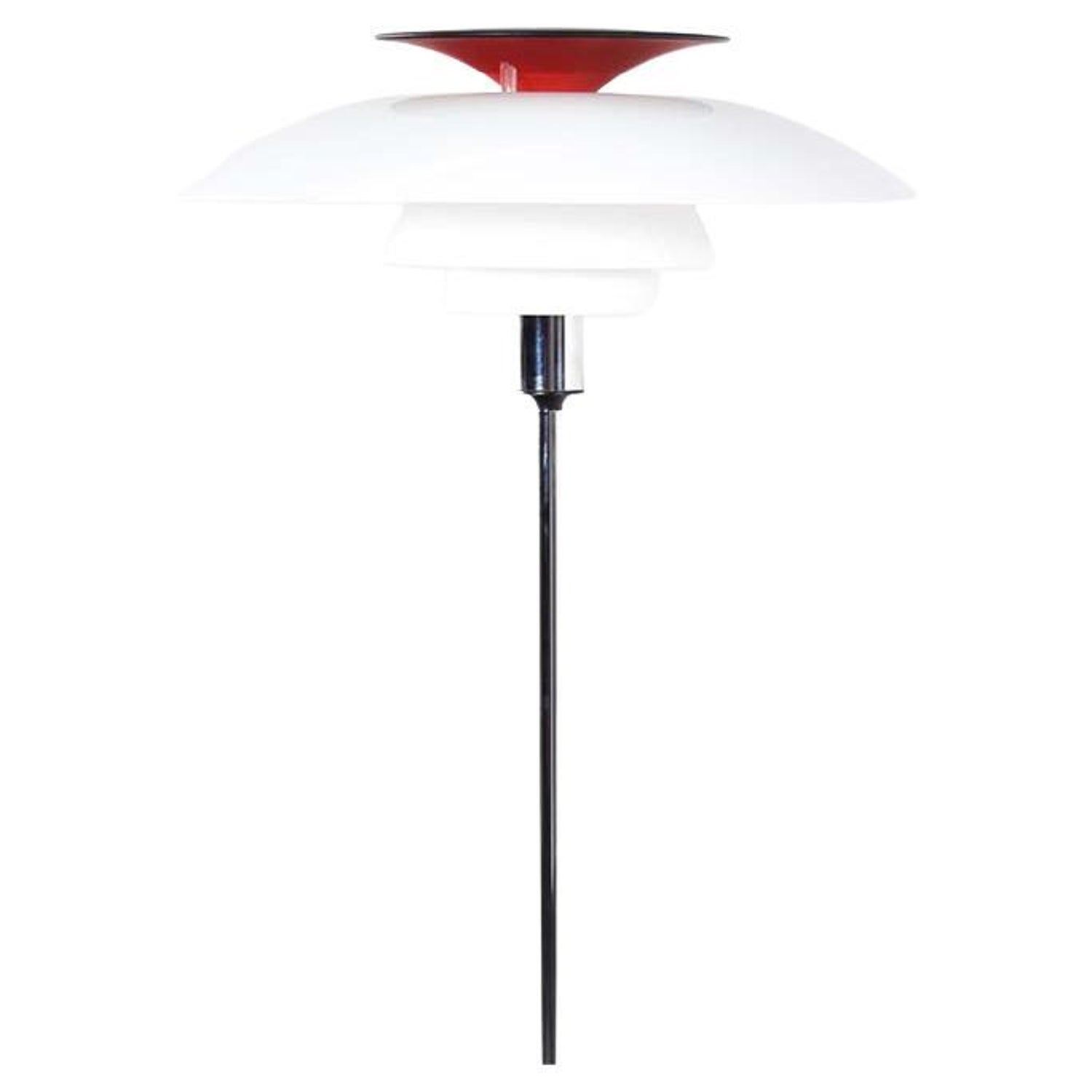 PH 80 Floor Lamp, white opal/black