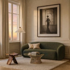 Mid-Century Floor Lamp "Snow" by Vico Magistretti for Oluce Italy 1970