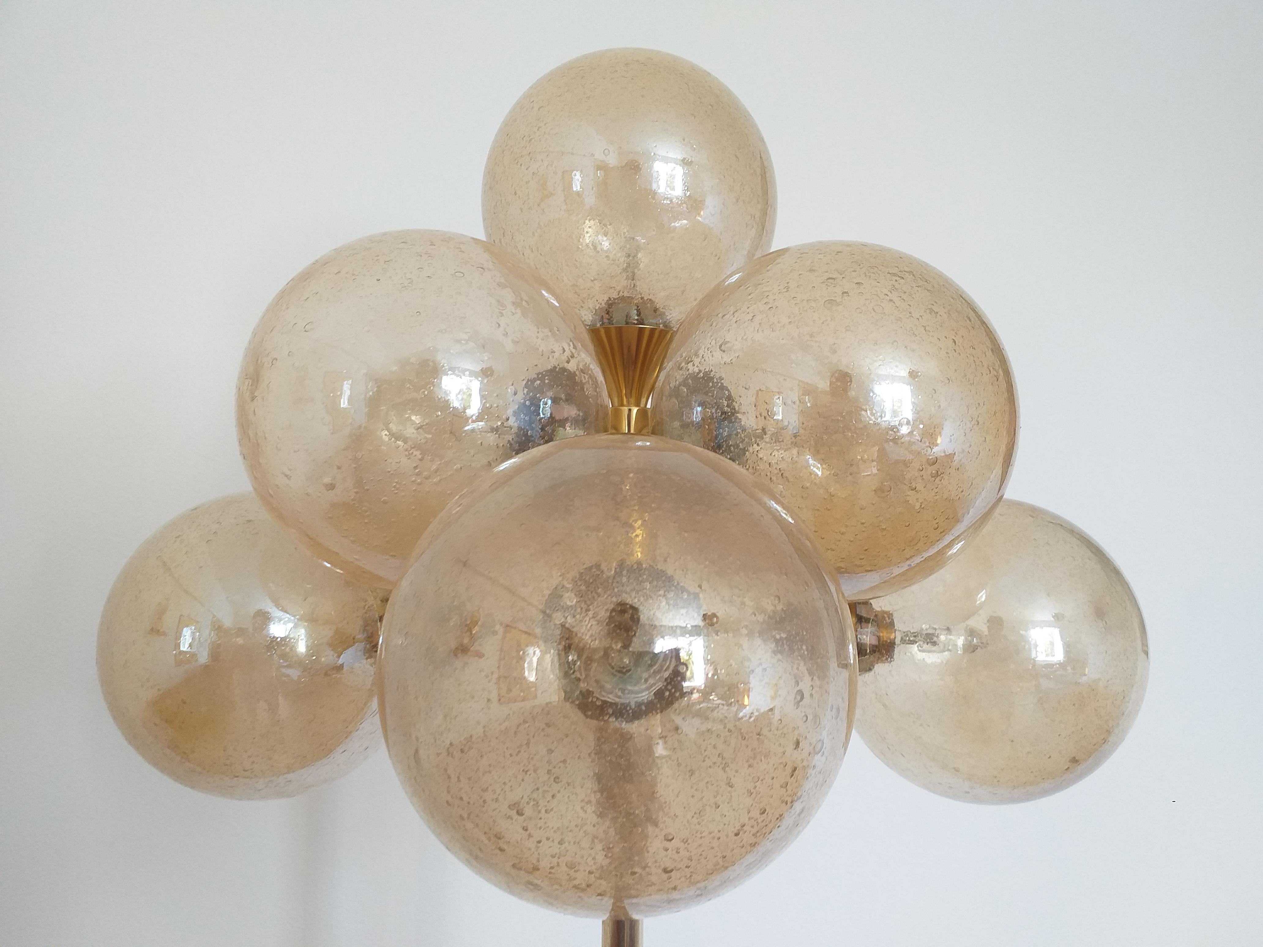Mid Century Floor Lamp Sputnik, Germany, 1970s For Sale 4