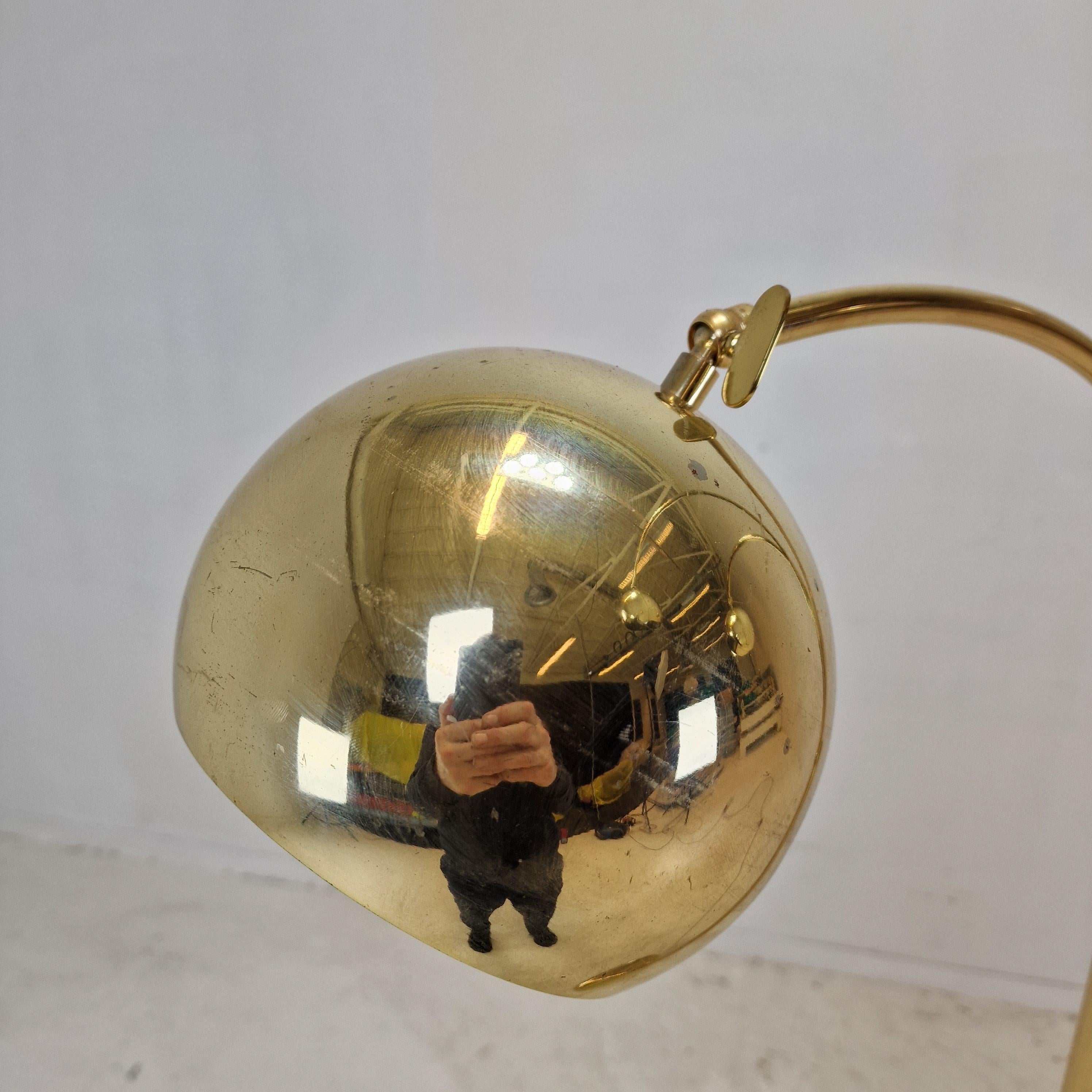 Mid Century Floor Lamp With Brass, Germany 1970's For Sale 3