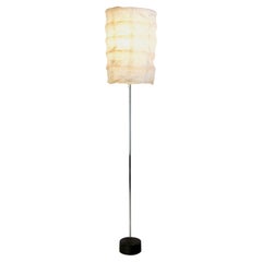 Midcentury Floor Lamp with Paper Lampshade Italy