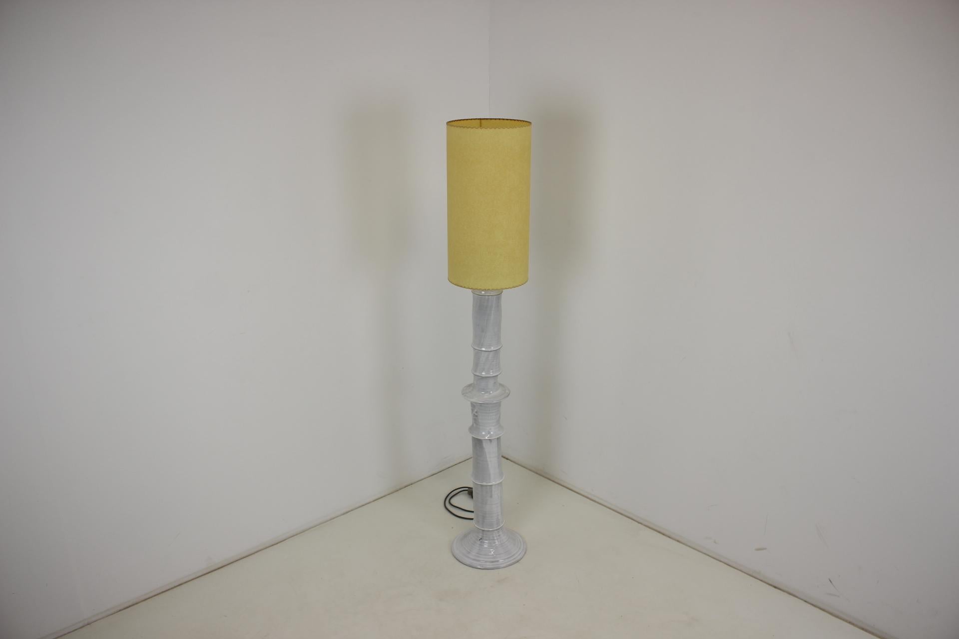 Mid-Century Modern Big Mid-Century Floor Lamp, 1970s, Czechoslovakia For Sale