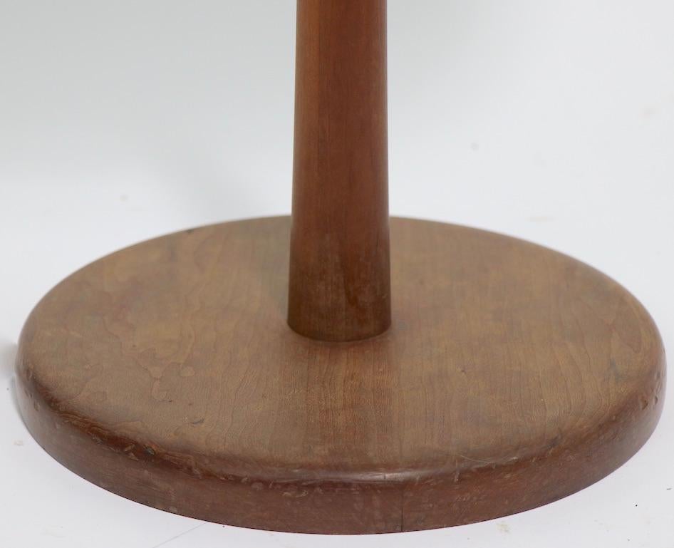 Mid-Century Modern Mid Century  Floor Pole Lamp with Table Surface Possibly Gordon Martz For Sale