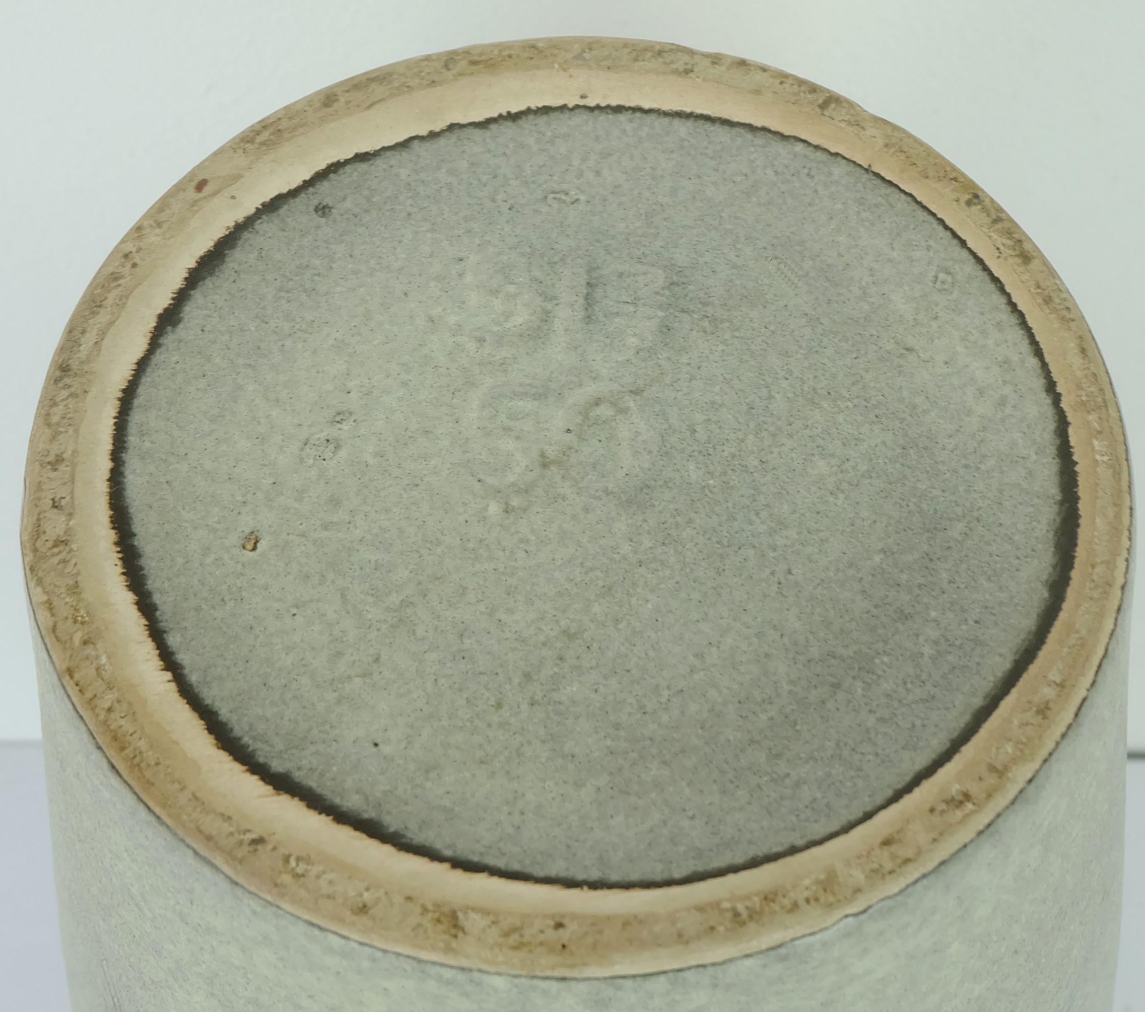 Vaso da terra di metà secolo scheurich modello 517-50 decorazione geometrica Heinz Siery 1959 in vendita 2