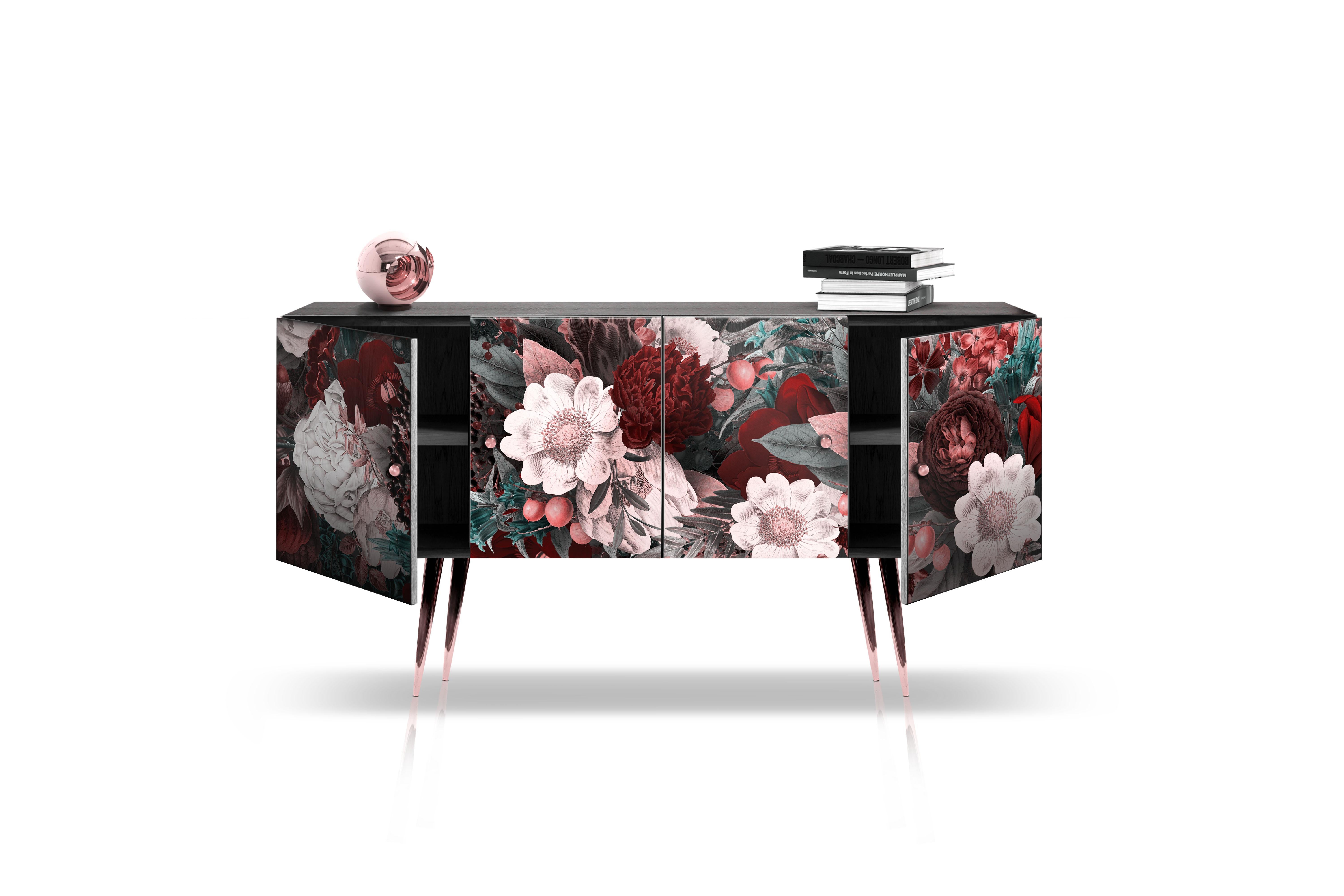 floral credenza