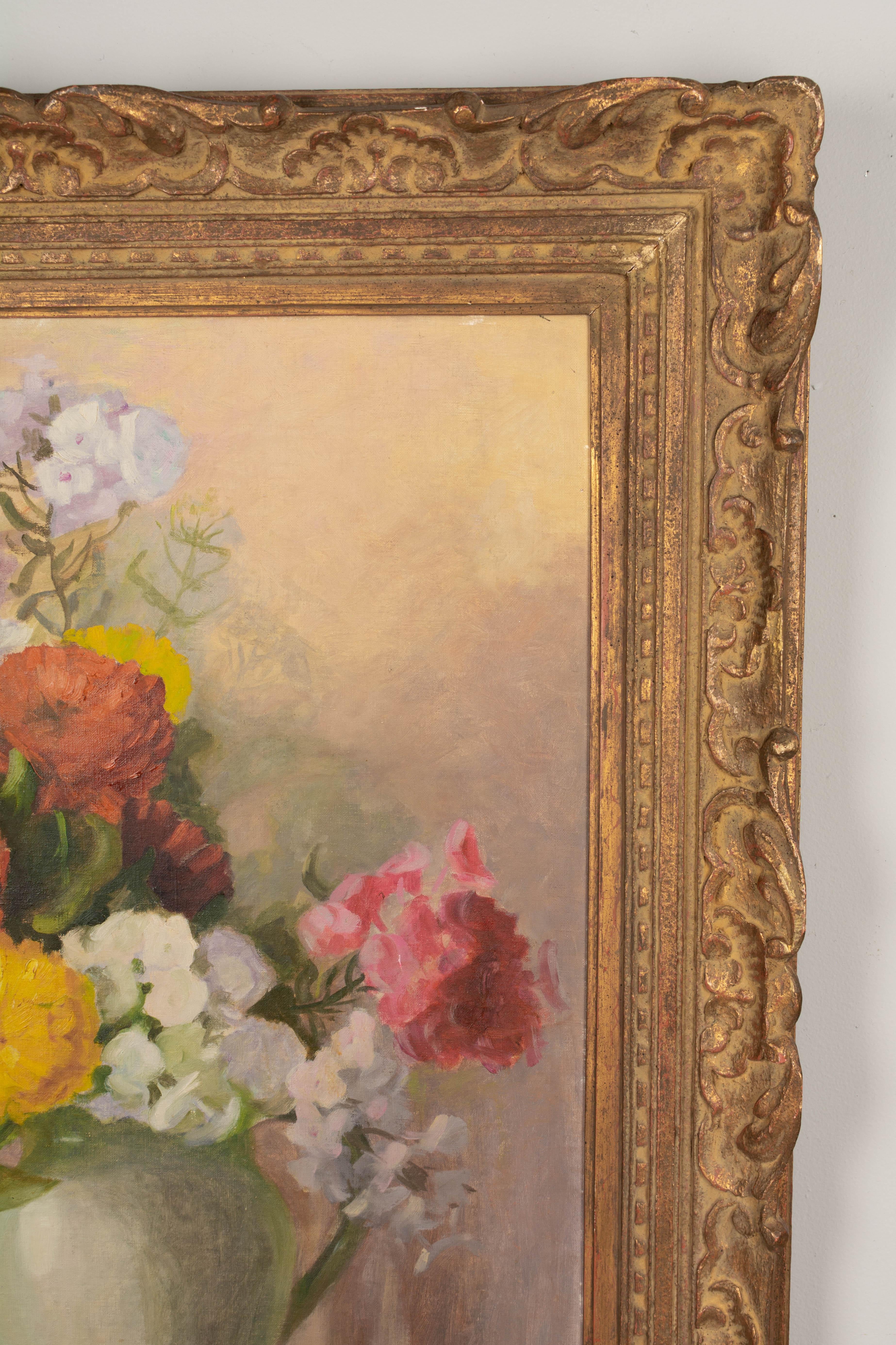 American Mid-Century Floral Still Life Painting For Sale