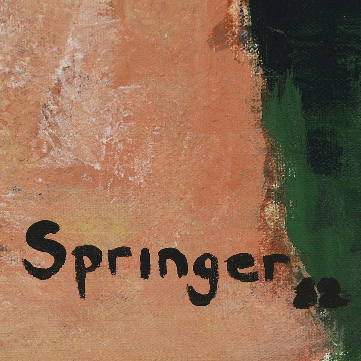 Mid Century Floral Still Life Signed Springer For Sale 1