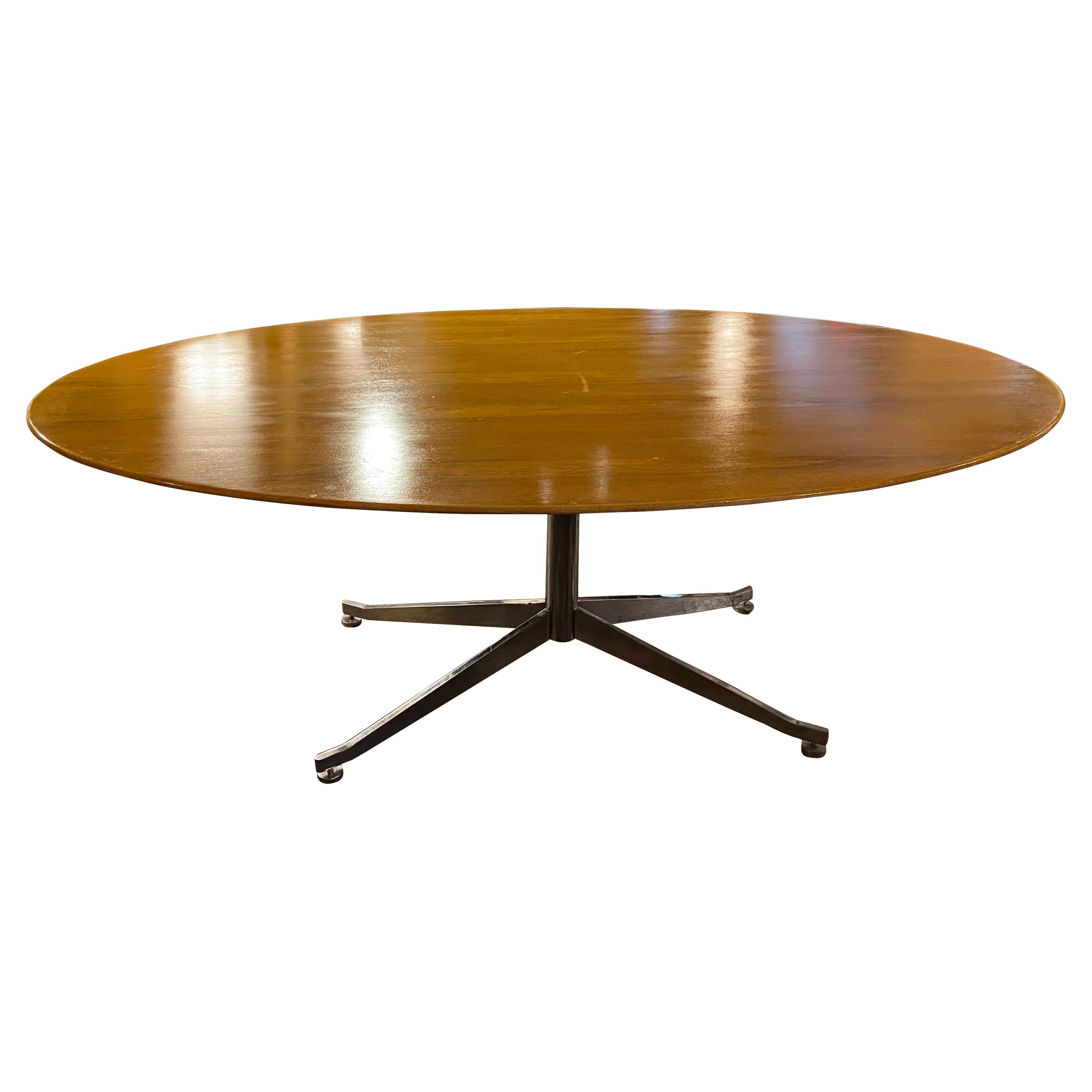 Mid-Century Florence Knoll Oval Table