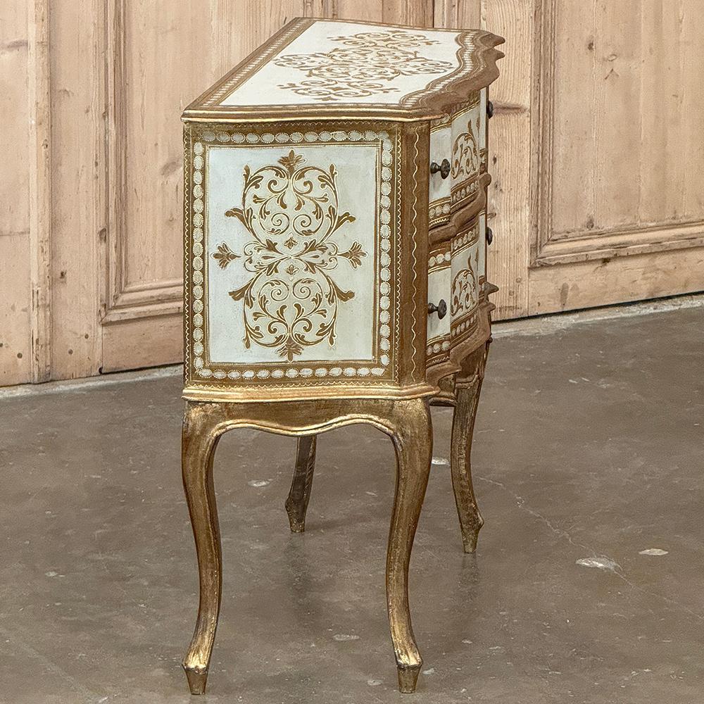 Mid-Century Florentine Commodini ~ Petite Chest of Drawers For Sale 3