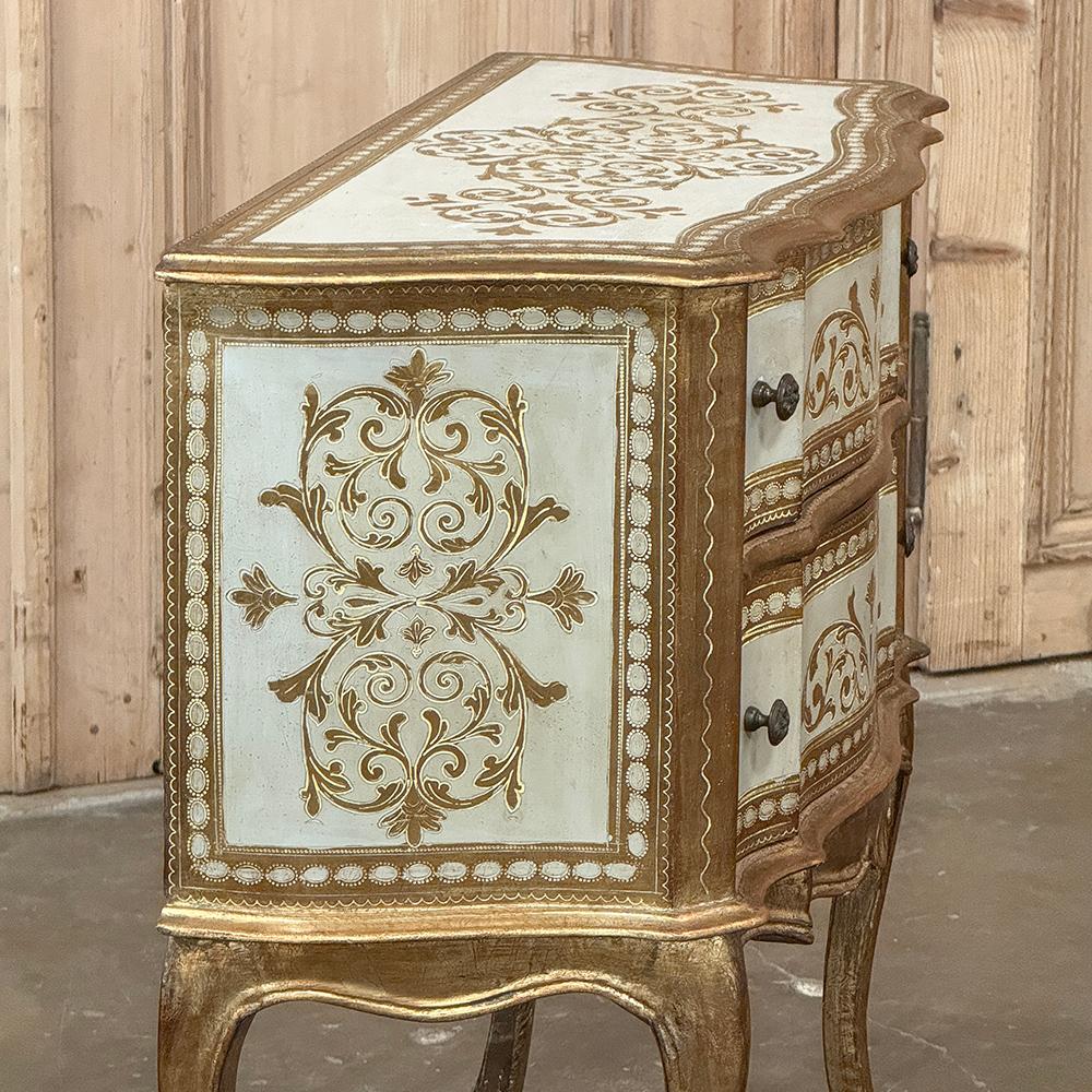 Mid-Century Florentine Commodini ~ Petite Chest of Drawers For Sale 4