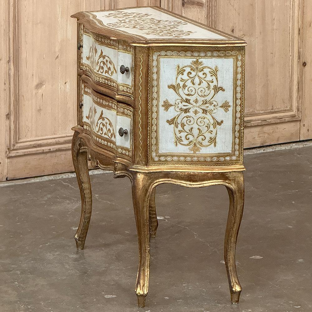 Mid-Century Florentine Commodini ~ Petite Chest of Drawers For Sale 6