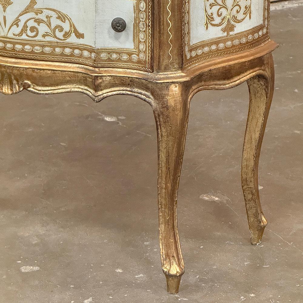 Composition Mid-Century Florentine Commodini ~ Petite Chest of Drawers For Sale