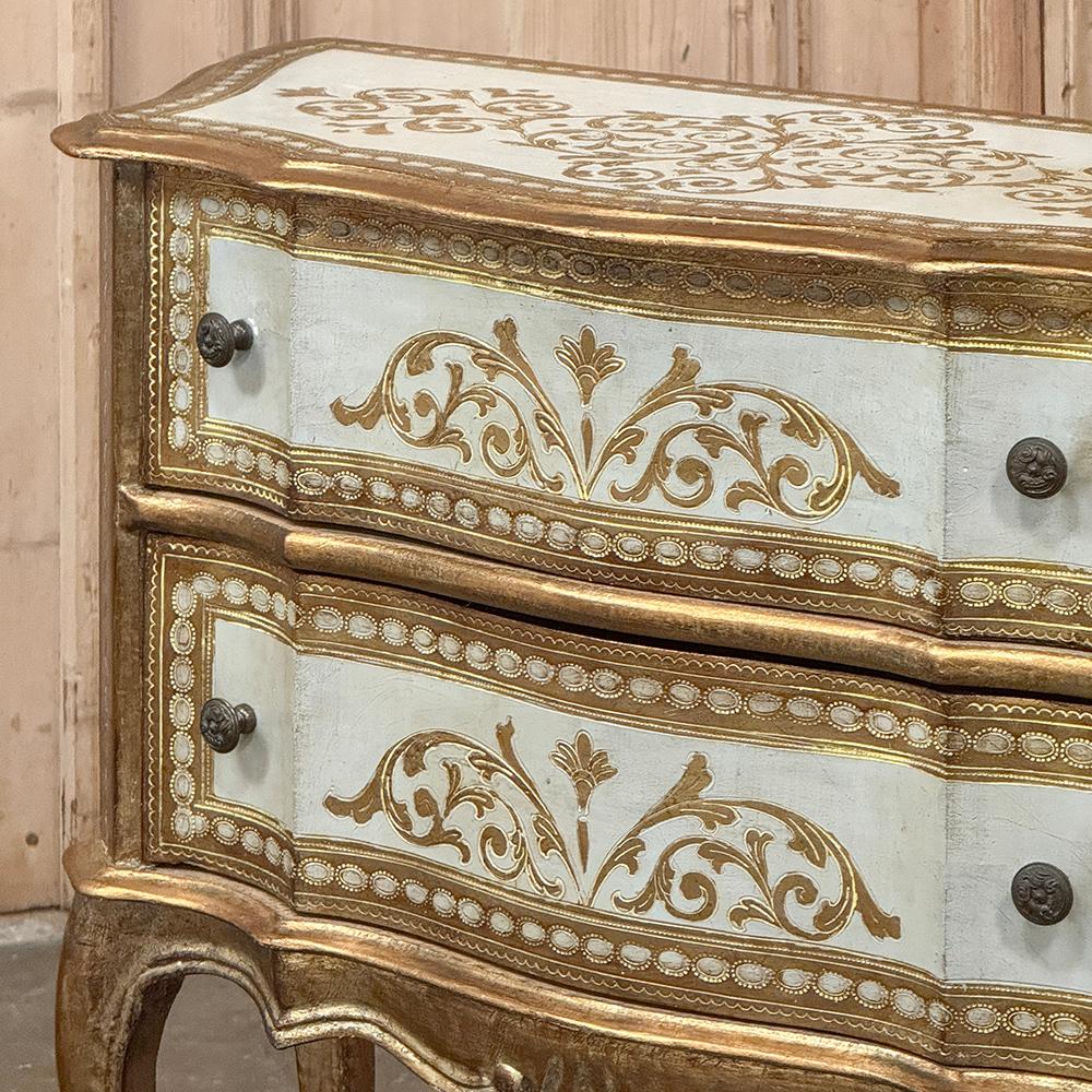 Mid-Century Florentine Commodini ~ Petite Chest of Drawers For Sale 1