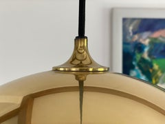 Mid Century Florian Schulz brass pendant Lamp