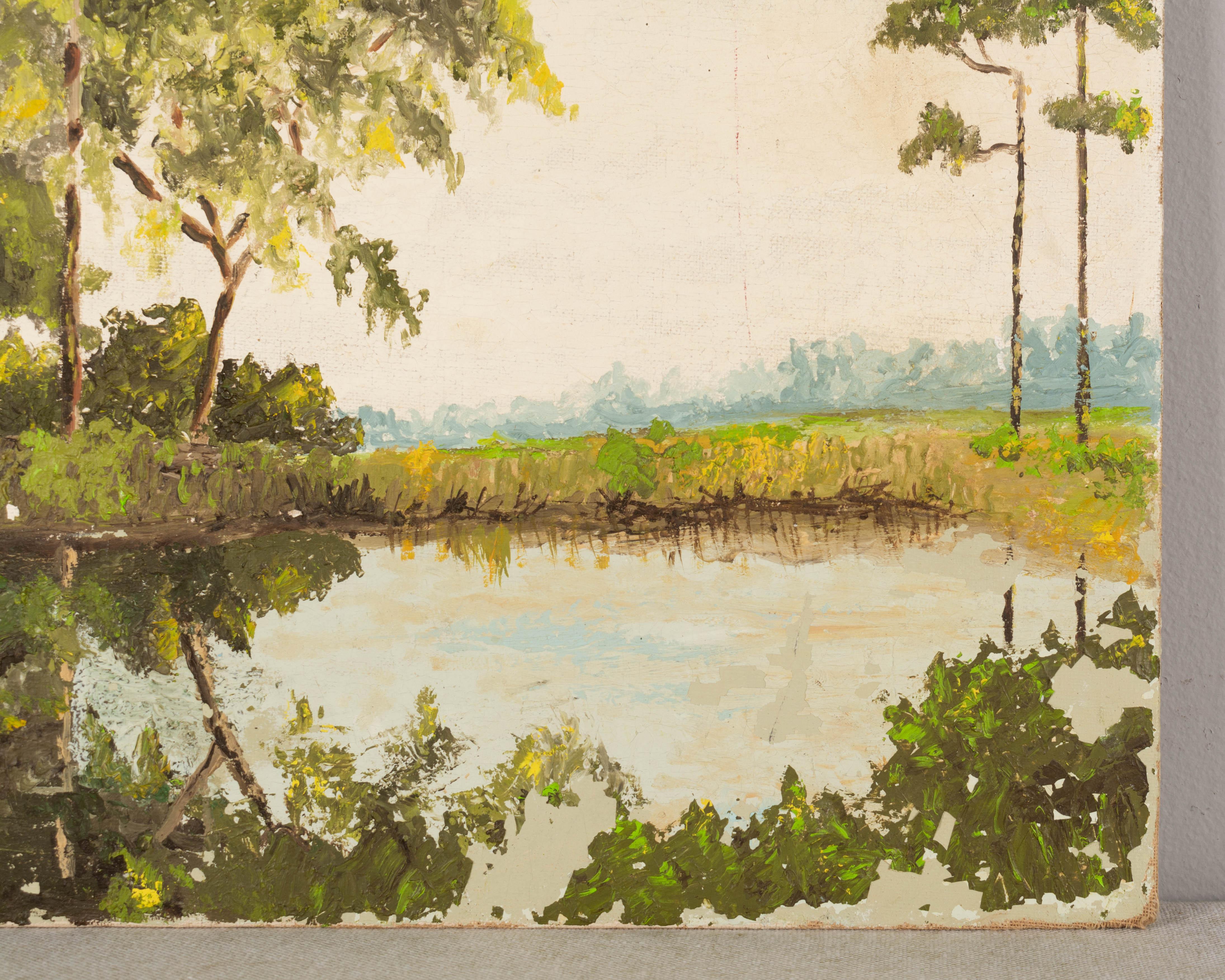 20th Century Mid Century Florida Highwaymen Painting