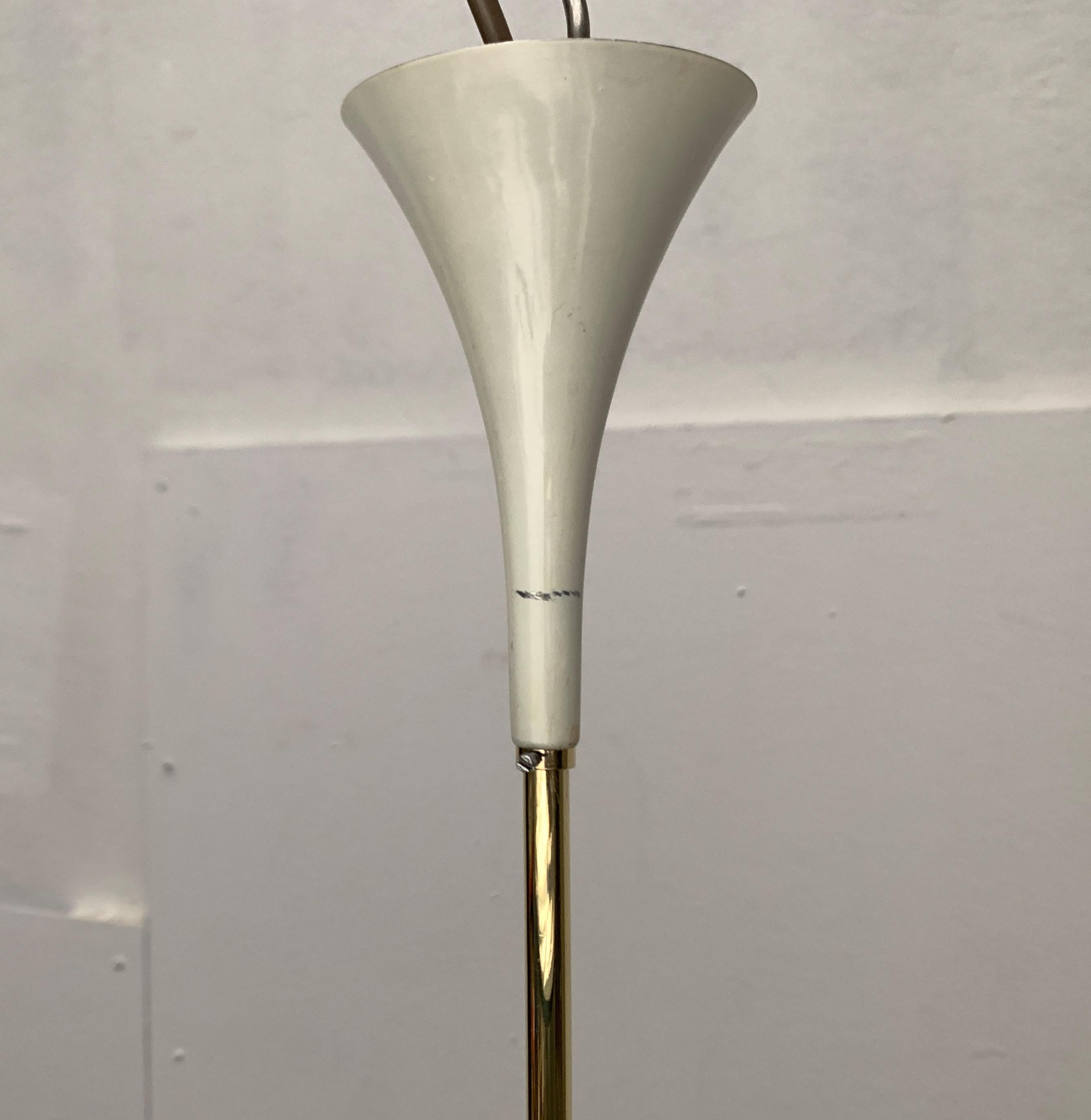 Mid-Century Flower Chandelier by Emil Stejnar for Rupert Nikoll Vienna Austria For Sale 12