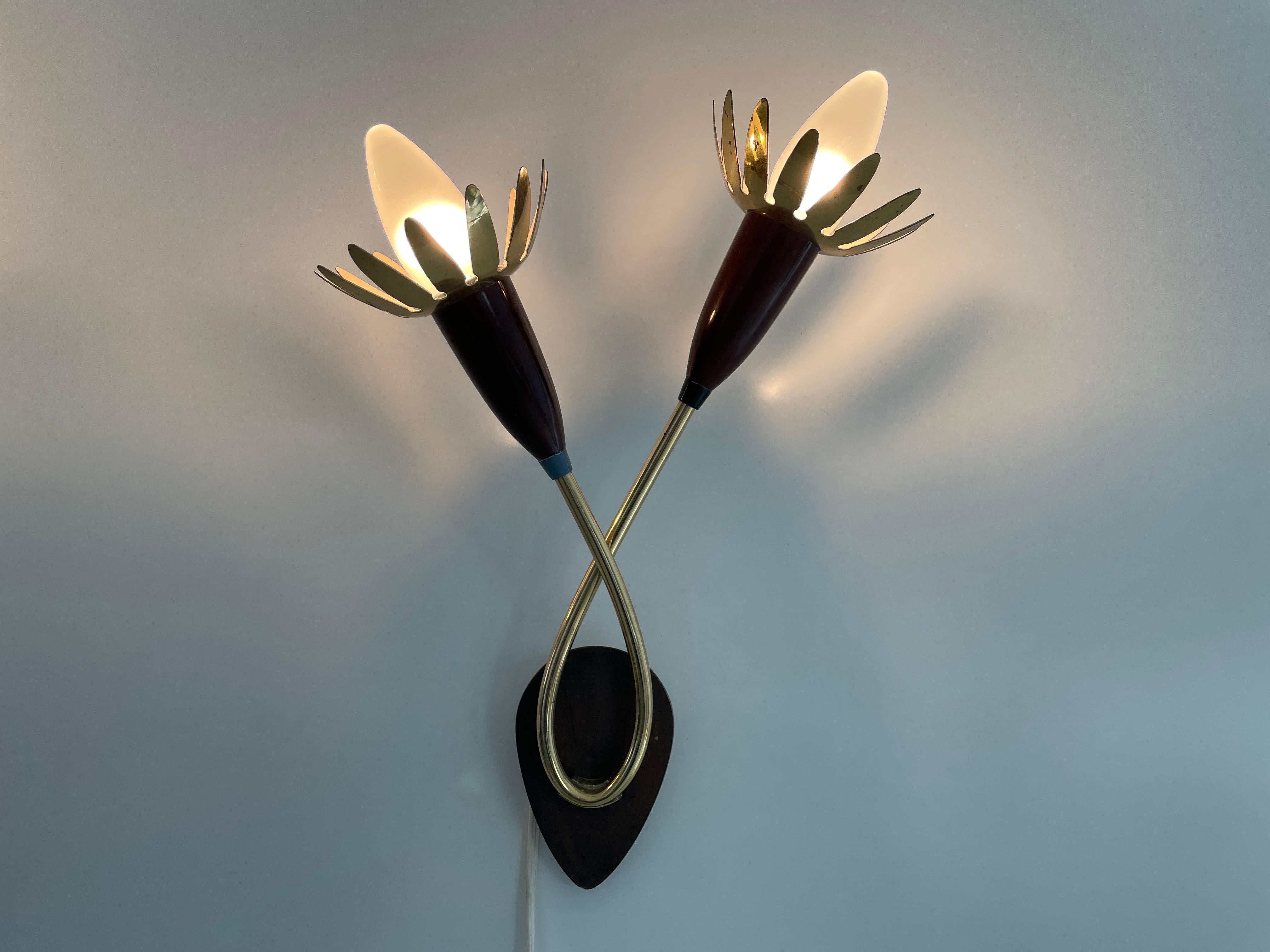Mitte des Jahrhunderts Flower Design Paar Sputnik-Leuchten, 1950er Jahre, Deutschland im Angebot 8