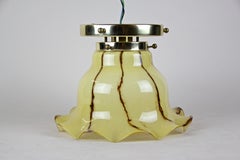 Midcentury Flush Mount Lightning, Austria, circa 1950