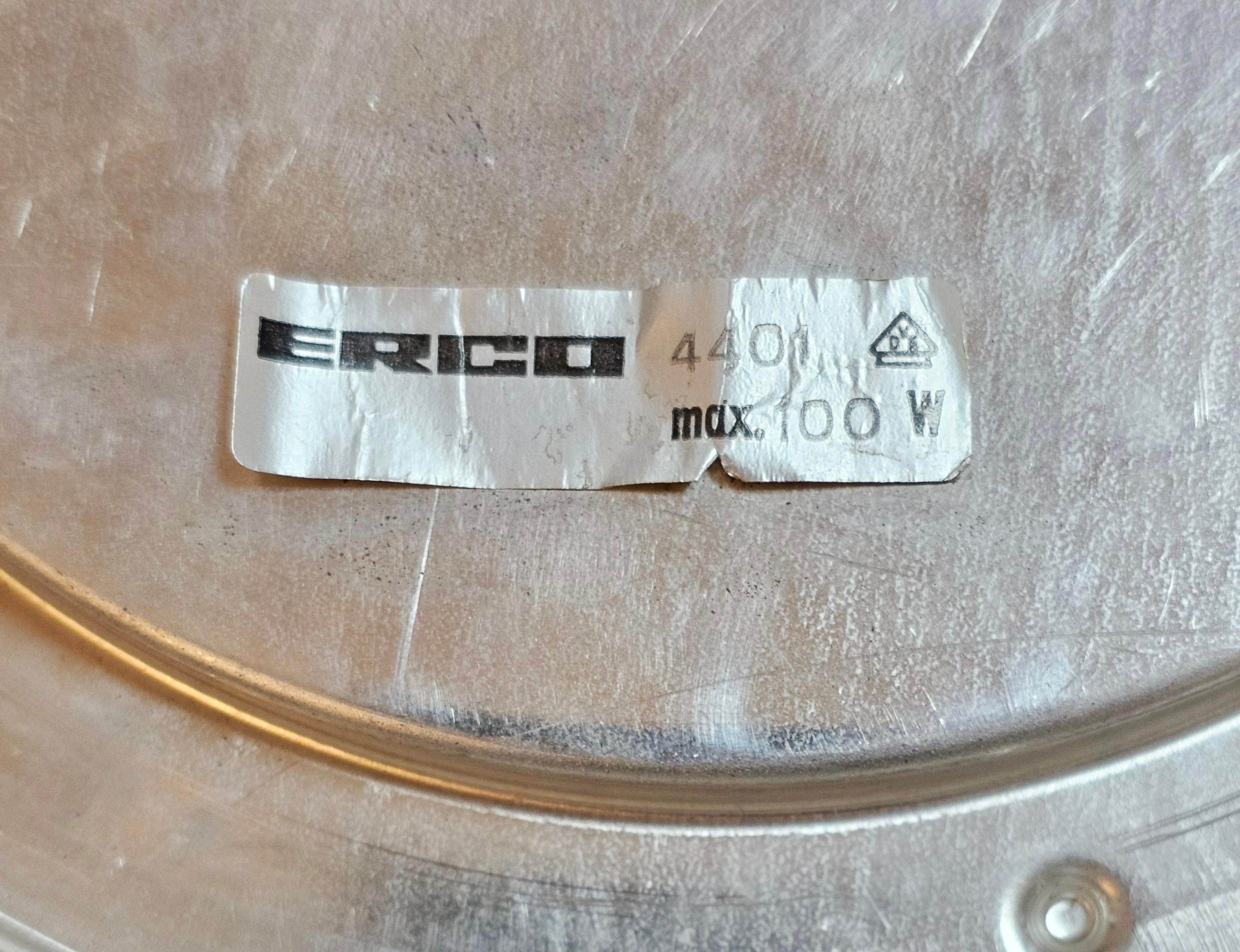 Empotrable o gran aplique de pared de mediados de siglo de ERCO, Alemania Occidental Años 60 en venta 3