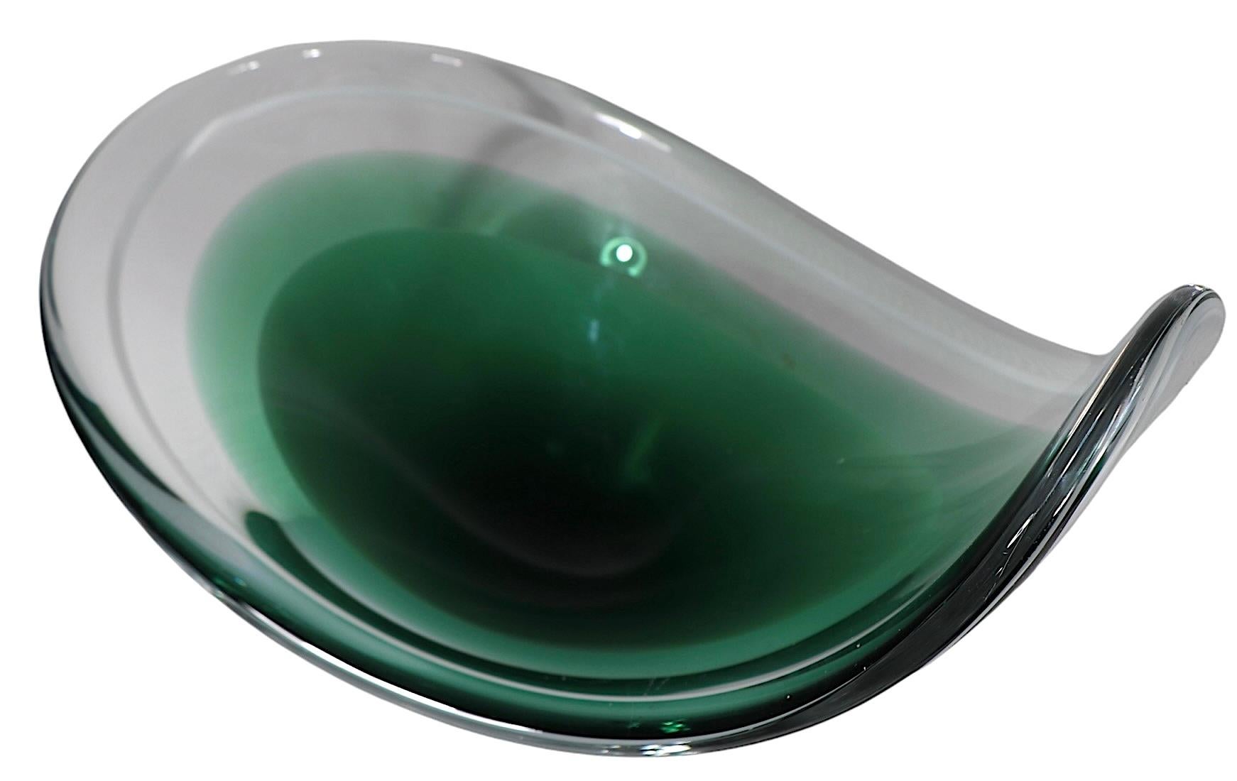 Ciotola Flygsfors Coquelle di metà secolo realizzata in Svezia  di Paul Kedelv c. 1970 in vendita 8