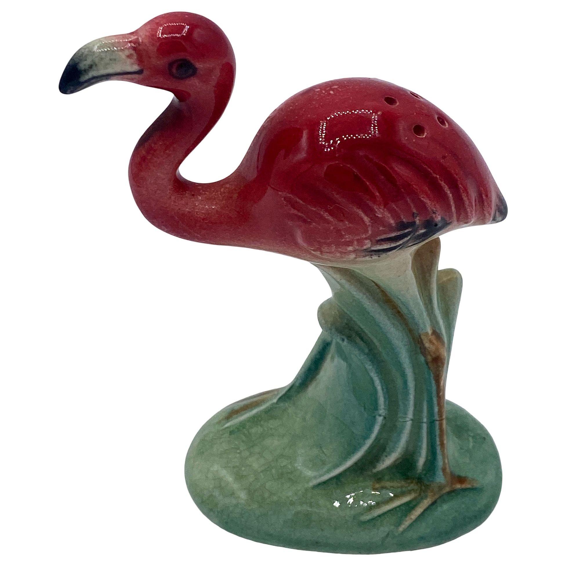 Fliegender Flamingo Keramik Salz- und Pfefferstreuer-Set, Japan, Mitte des Jahrhunderts im Zustand „Hervorragend“ im Angebot in Van Nuys, CA