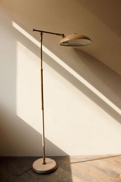 Mid-Century Flying Saucer Floor Lamp
