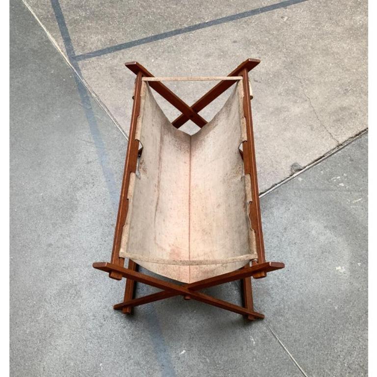 Portariviste pieghevole di metà secolo in teak, anni '60 in vendita 2